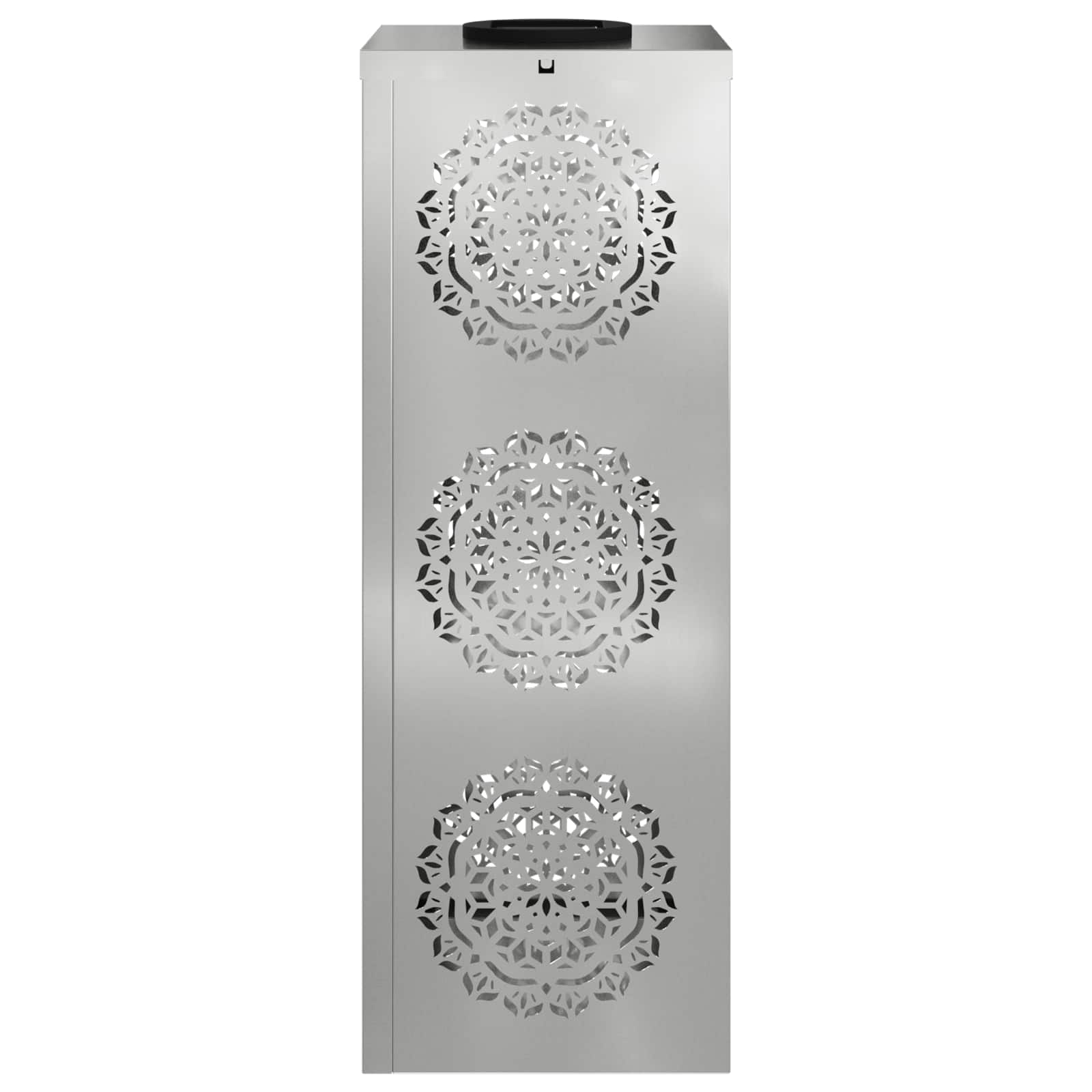 Solarna LED svjetlost za stazu 2 pcs Srebrno Cinkani čelik