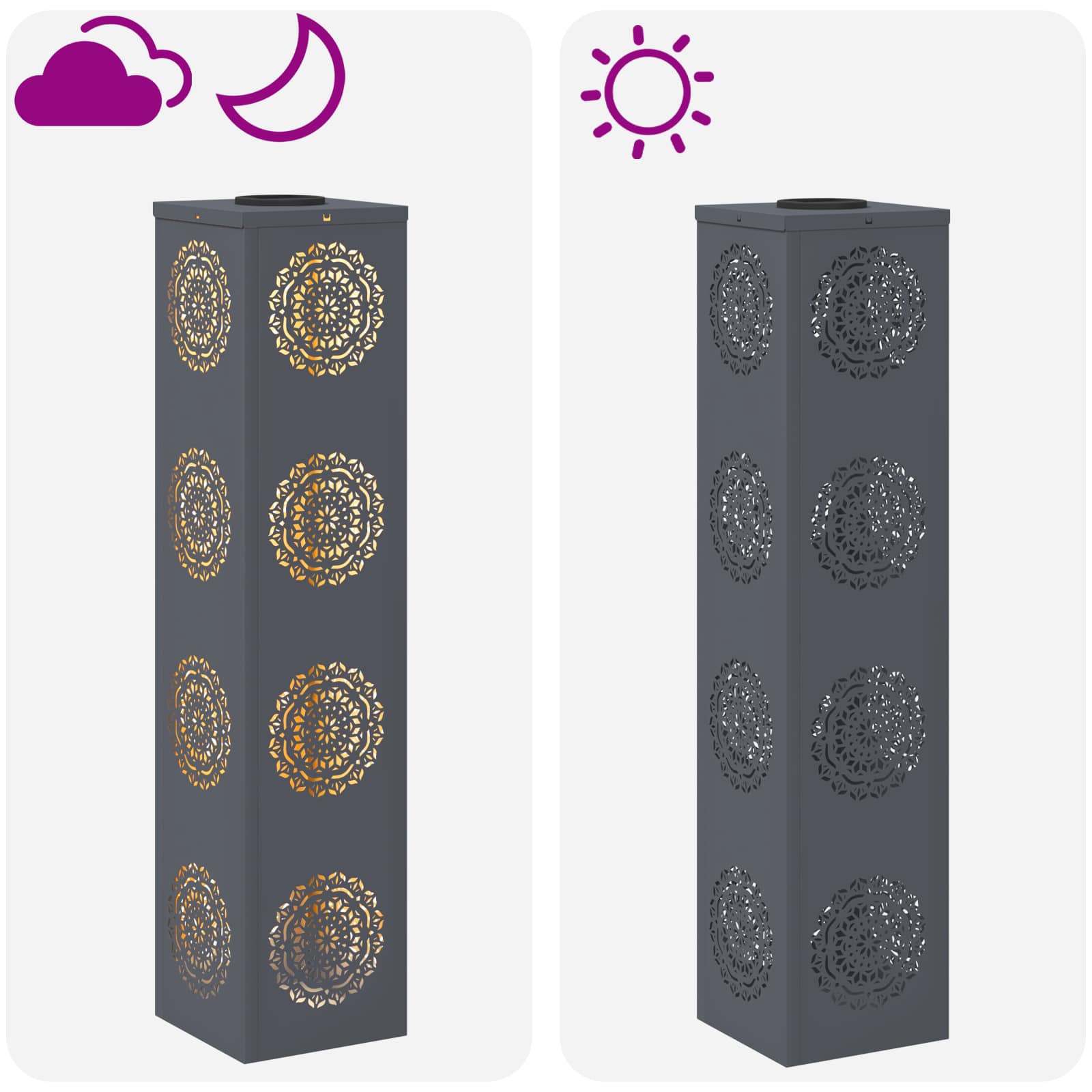 Solarna LED svjetlost za stazu 2 pcs Antracit
