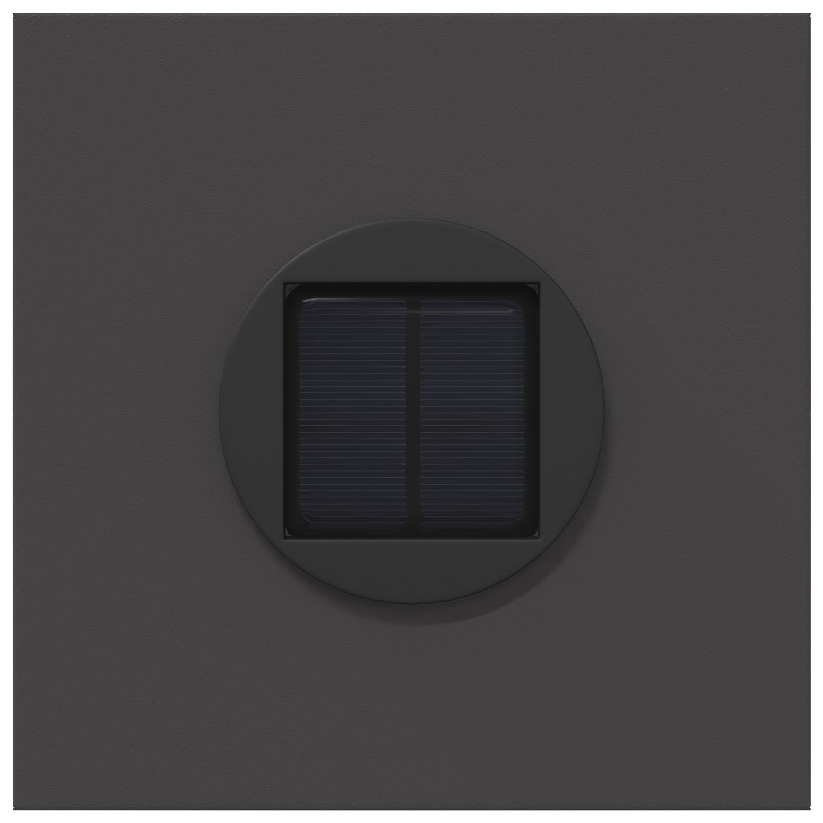 Solarna LED svjetlost za stazu 2 pcs Crna Hladno valjana čelika
