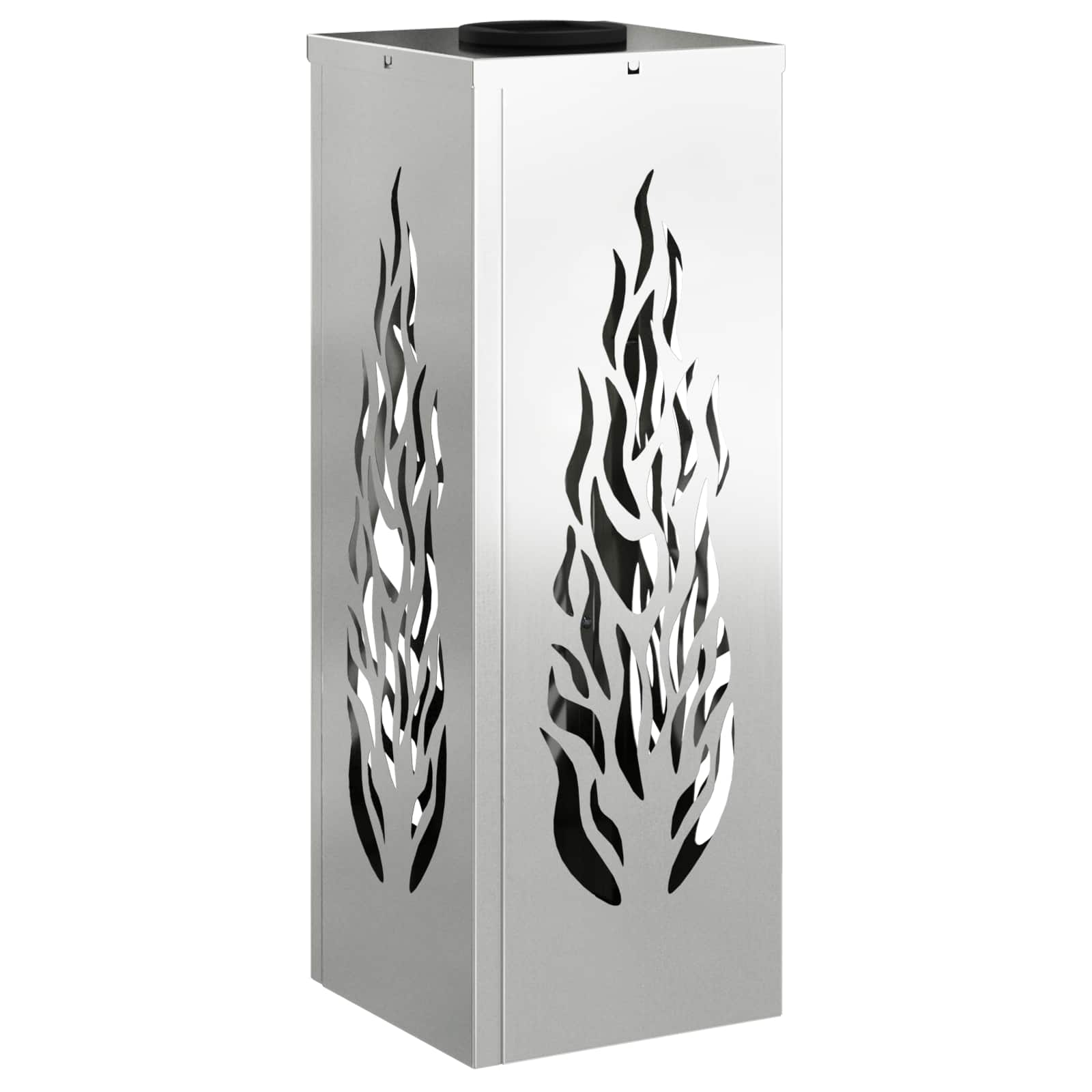 Solarna LED svjetlost za stazu 2 pcs Srebrno Cinkani čelik