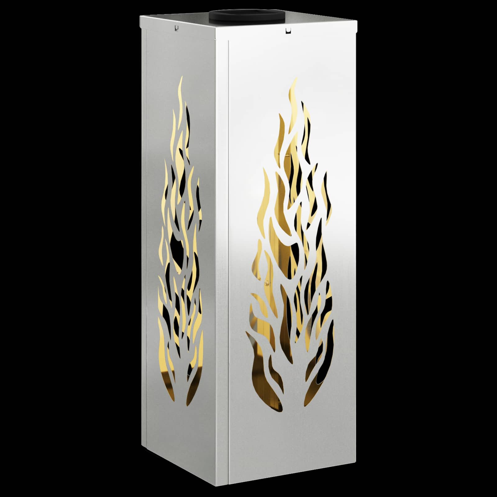 Solarna LED svjetlost za stazu 2 pcs Srebrno Cinkani čelik