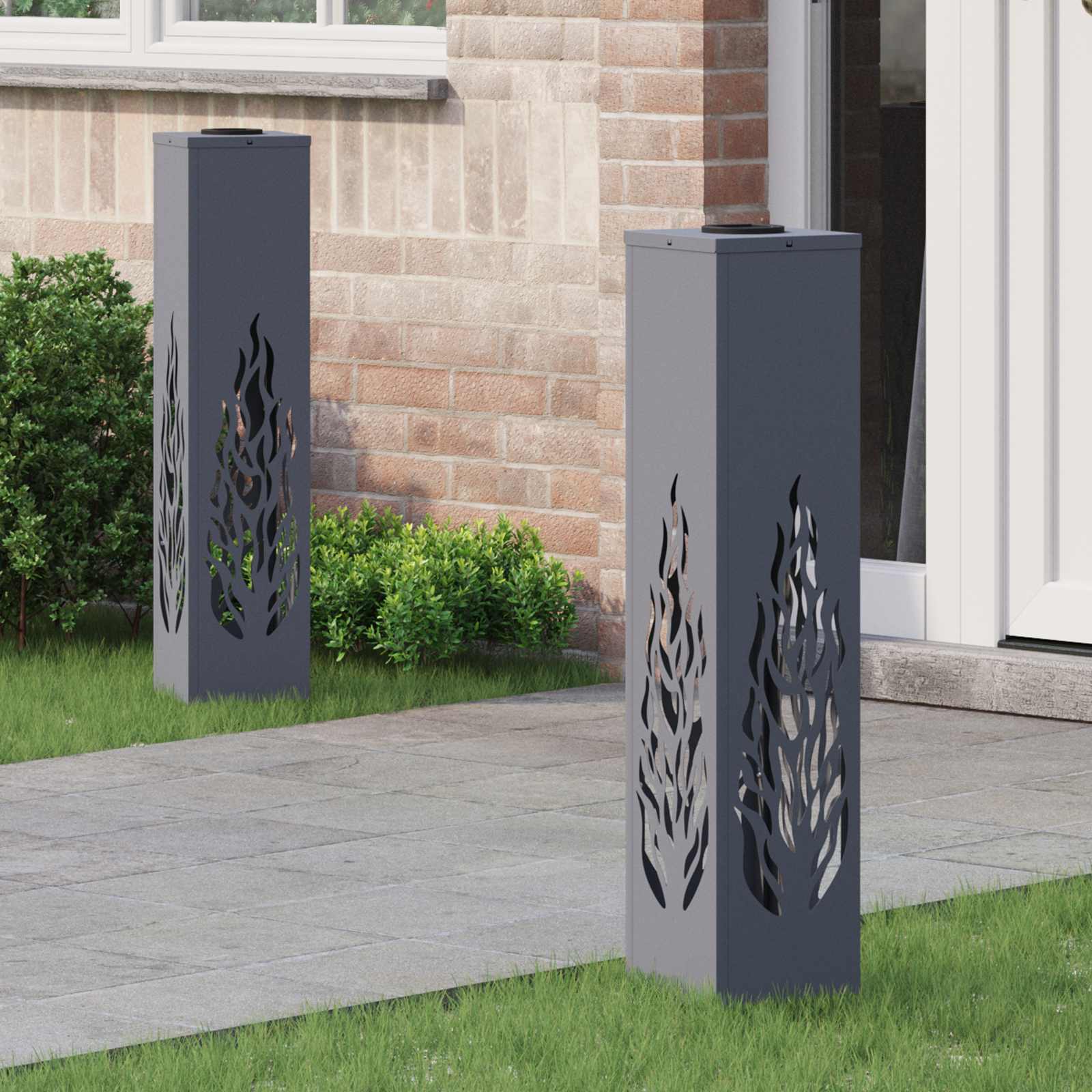 Solarna LED svjetlost za stazu 2 pcs Antracit