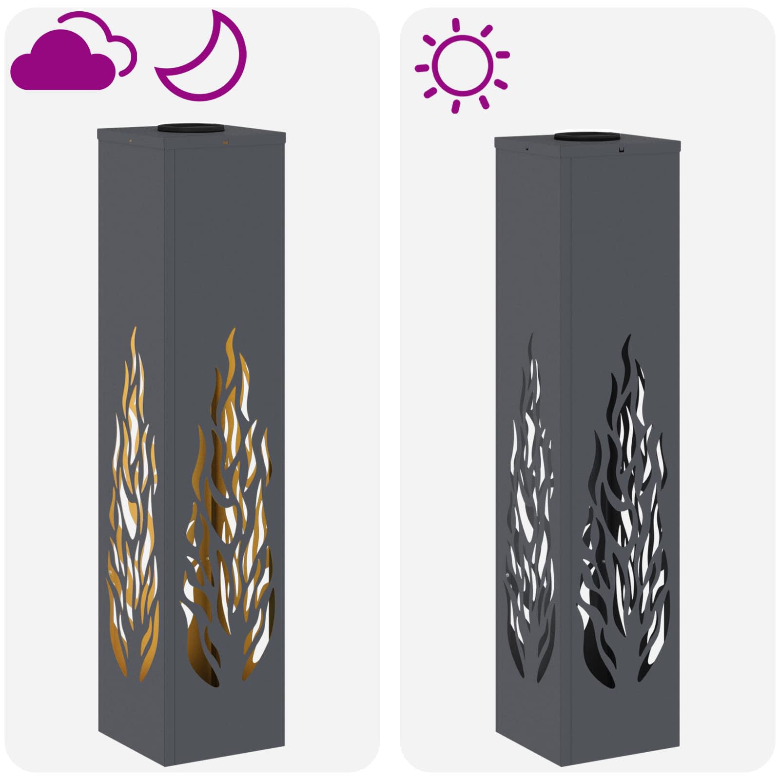 Solarna LED svjetlost za stazu 2 pcs Antracit