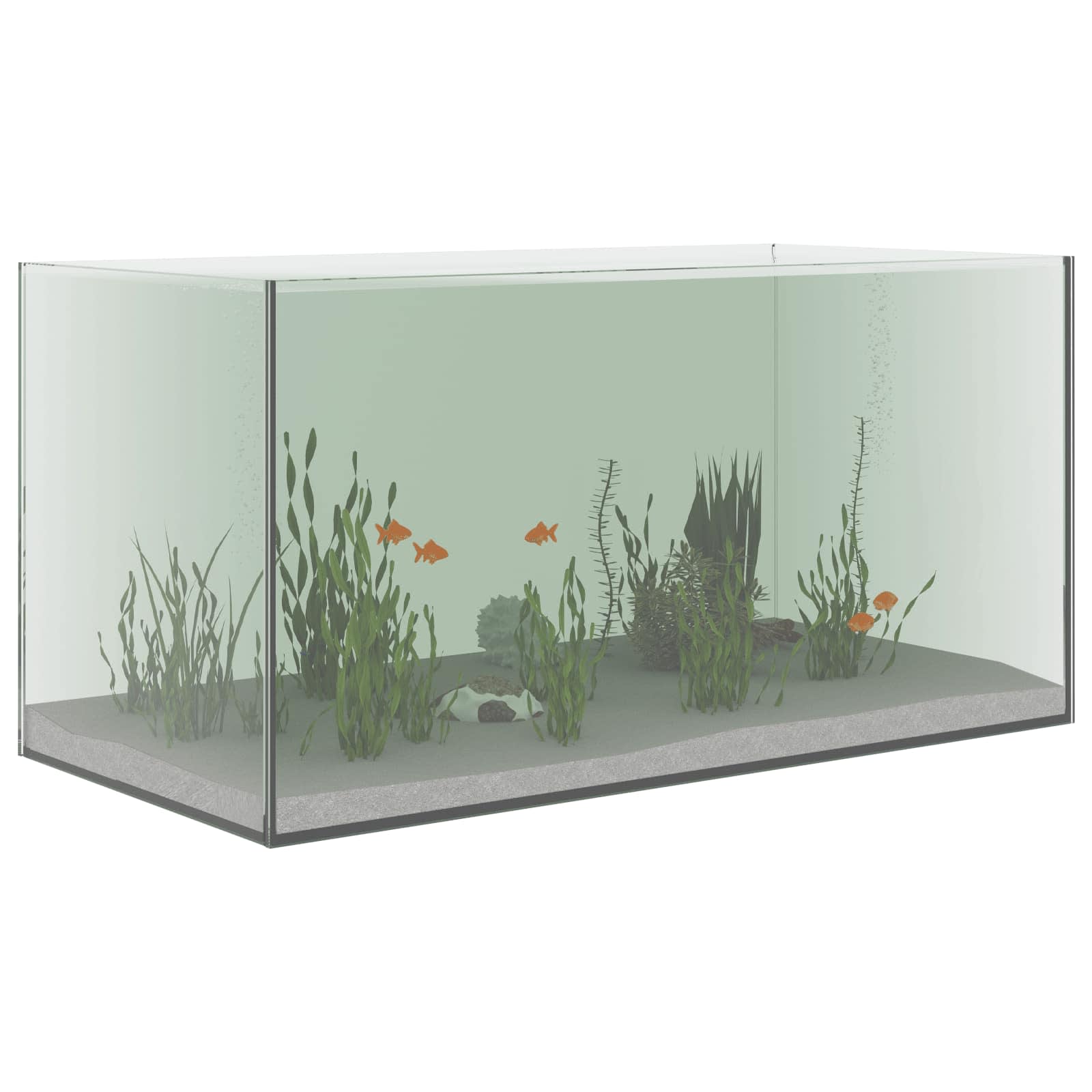Akvarij s pohranom *Transparent*an 60 x 30 x 30 cm Stakl