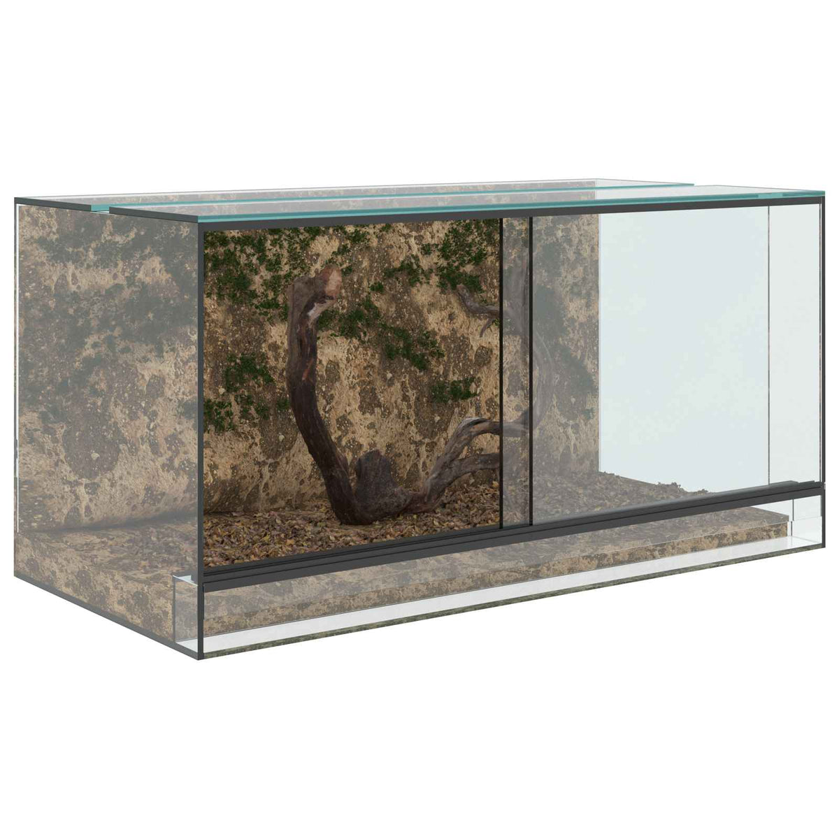 Terarij s pohranom *Transparent*an Stakl
