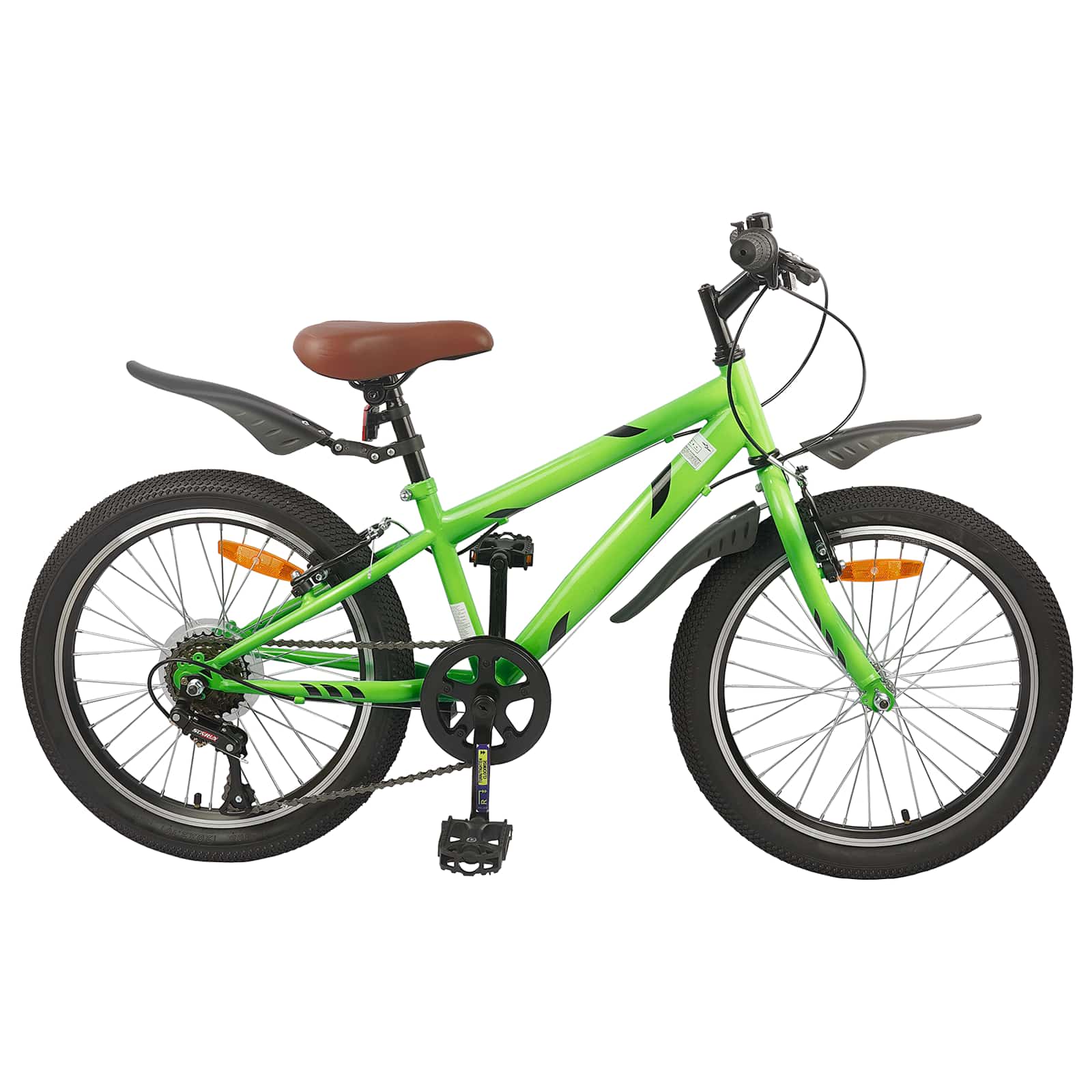 Dječji Bicikl 20 Inča 6-Speed za djecu od 6 do 11 godina Zelena