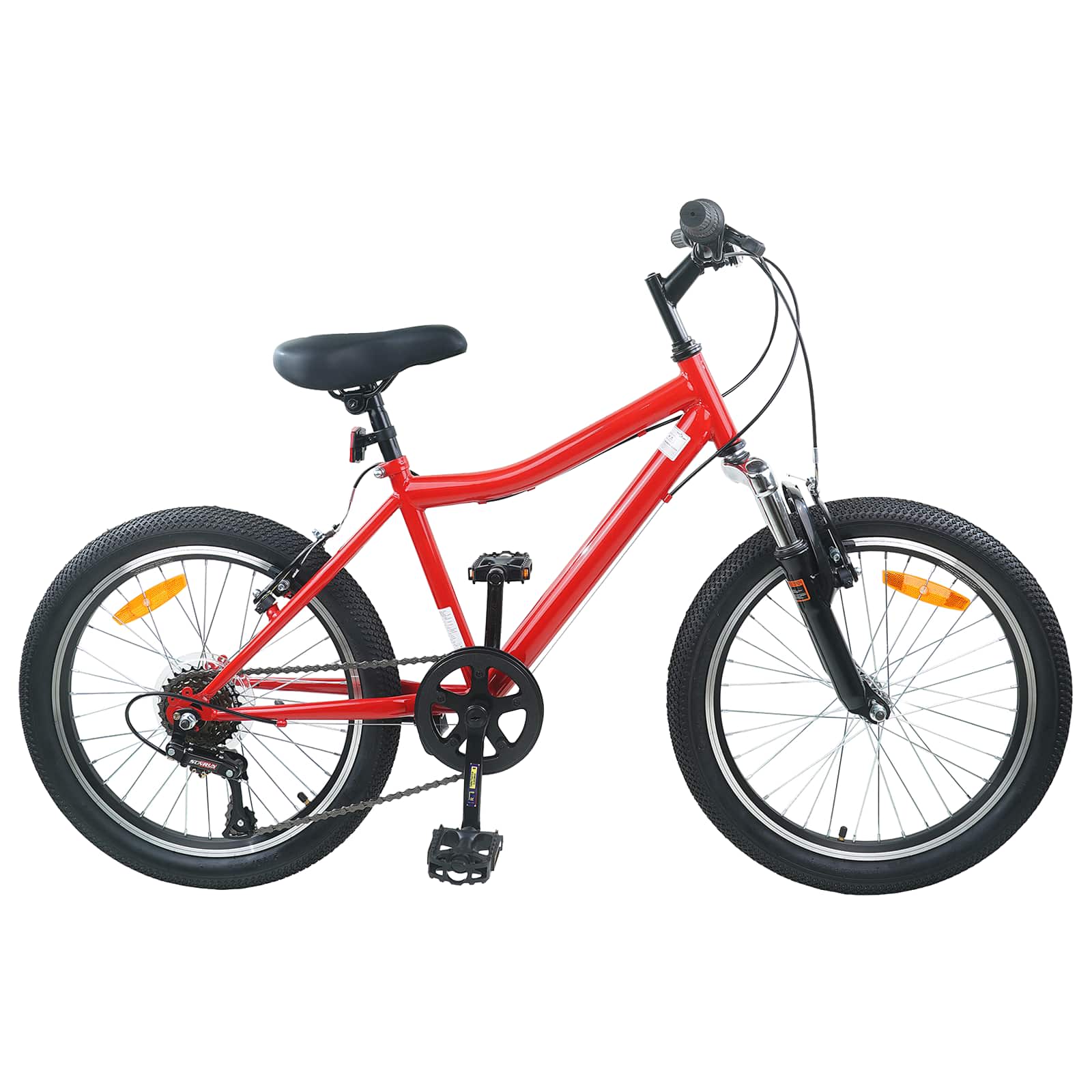 Dječji Bicikl 20 Inča 6-Speed za djecu od 6 do 11 godina Crvena