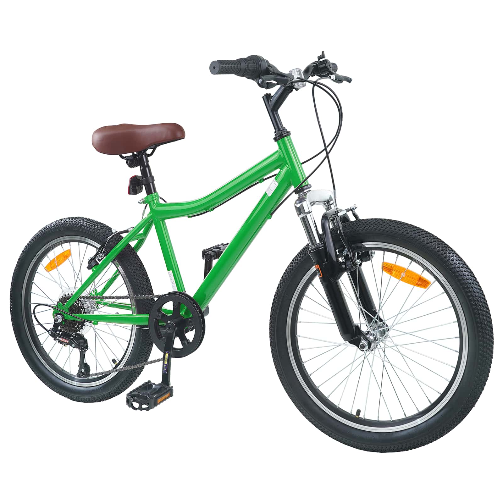 Dječji Bicikl 24 Inča 6-Speed za djecu od 8 do 12 godina Zelena