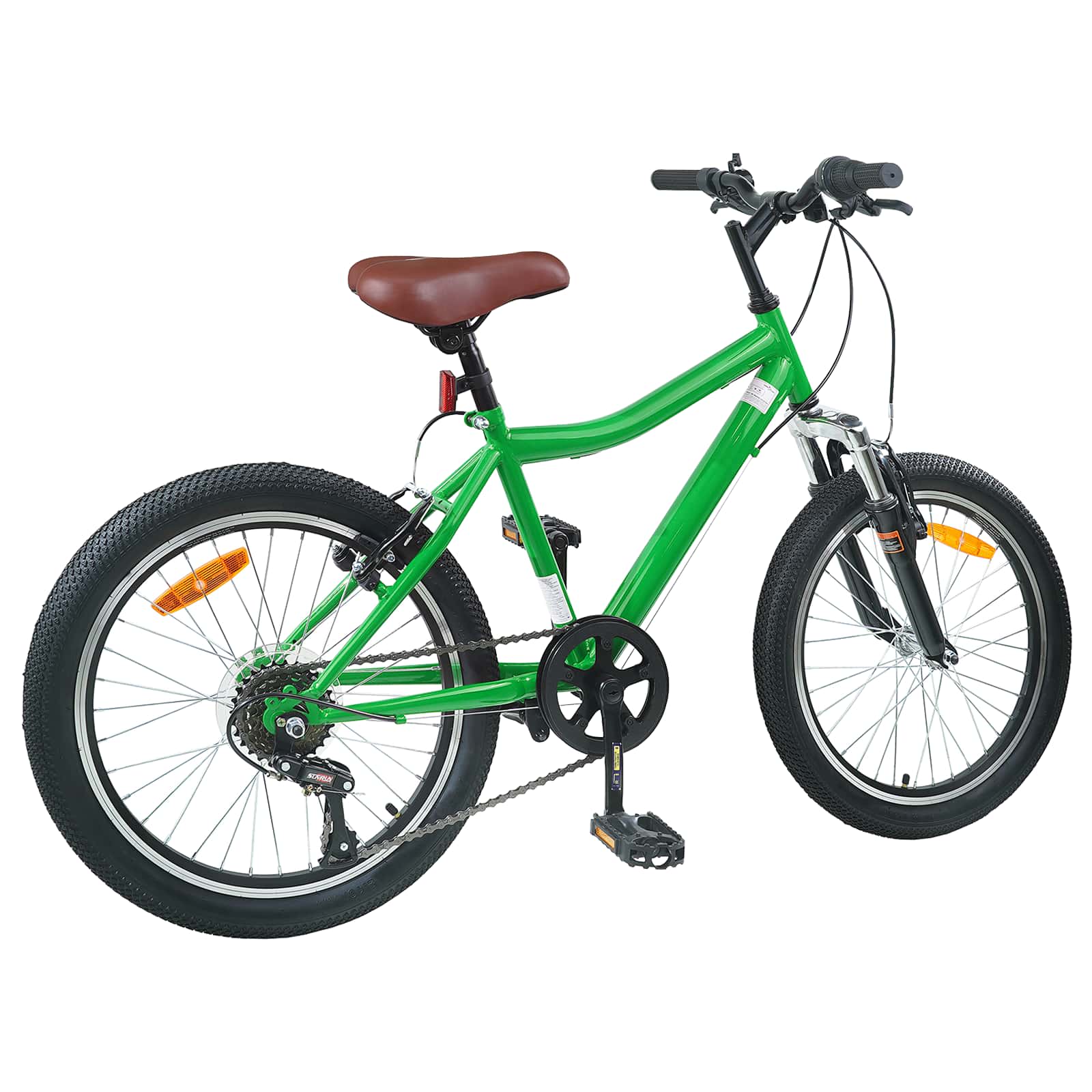 Dječji Bicikl 24 Inča 6-Speed za djecu od 8 do 12 godina Zelena