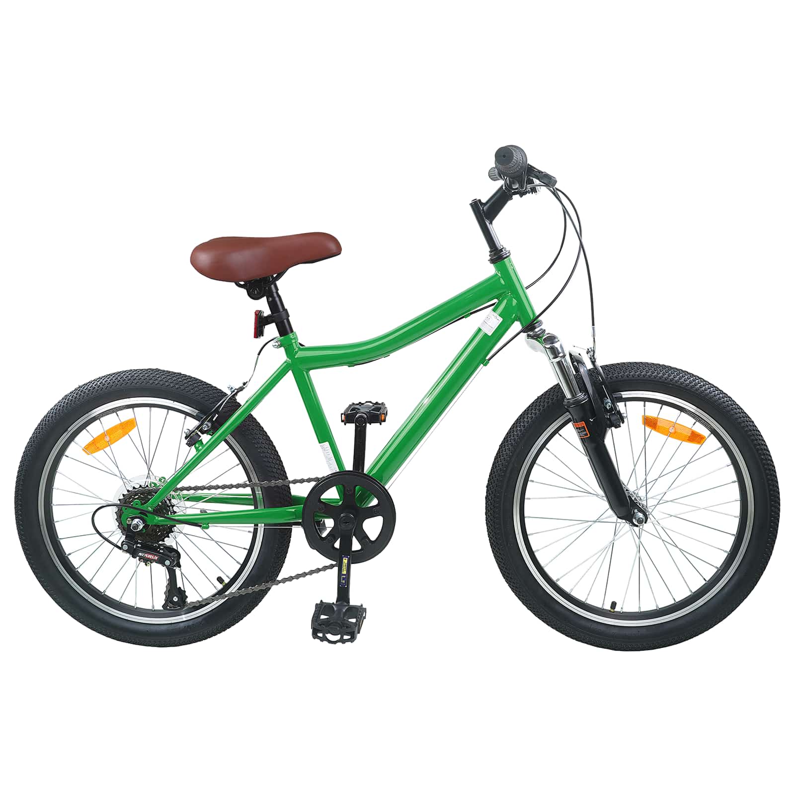 Dječji Bicikl 24 Inča 6-Speed za djecu od 8 do 12 godina Zelena