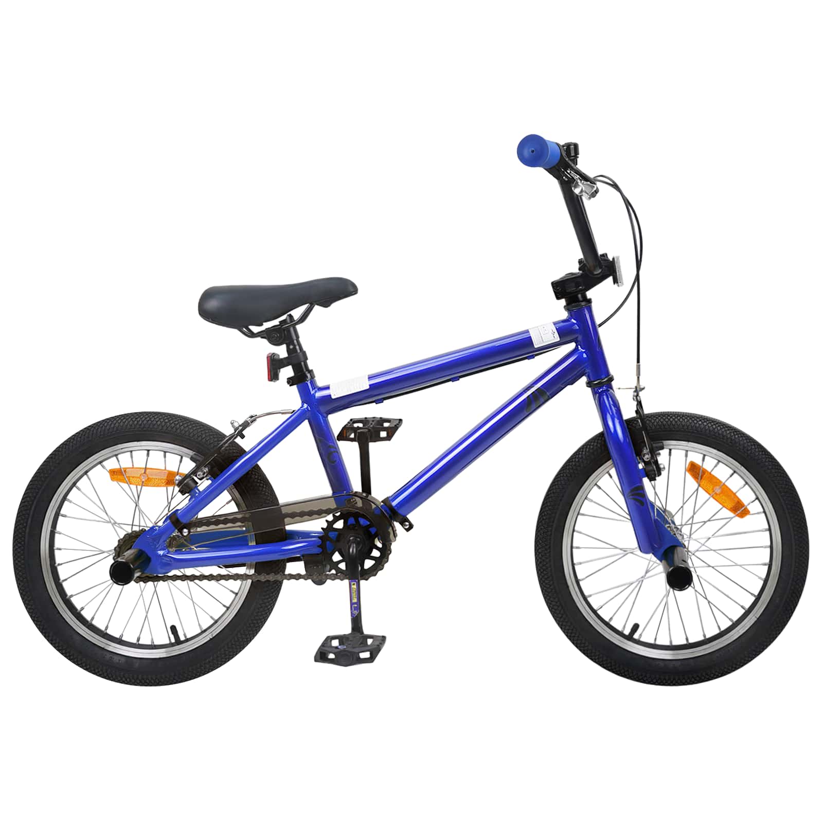 BMX Bicikl 18 Inča za djecu od 7 do 10 godina Tamno plava
