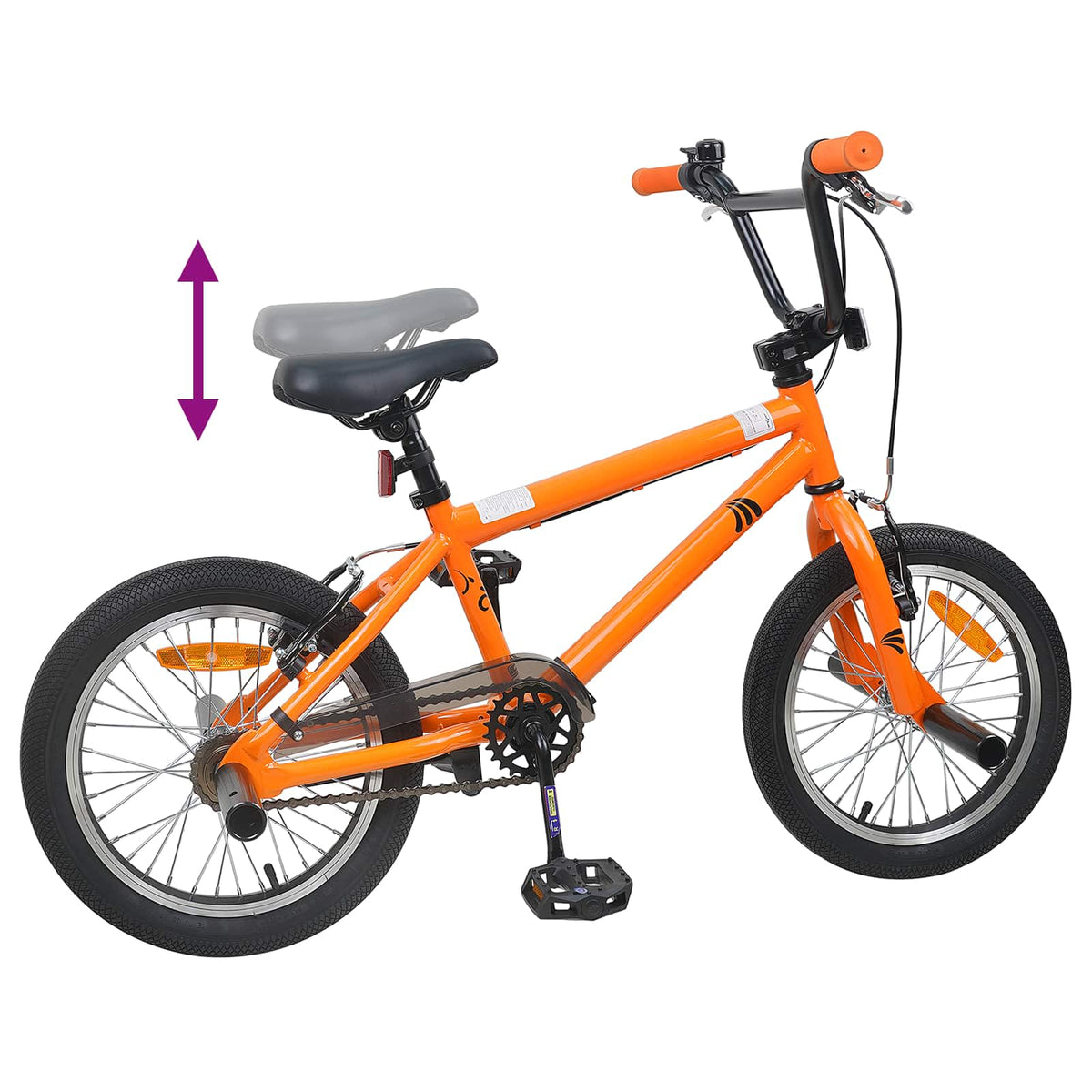 BMX Bicikl 16 Inča za 5-8 godina Narančasta