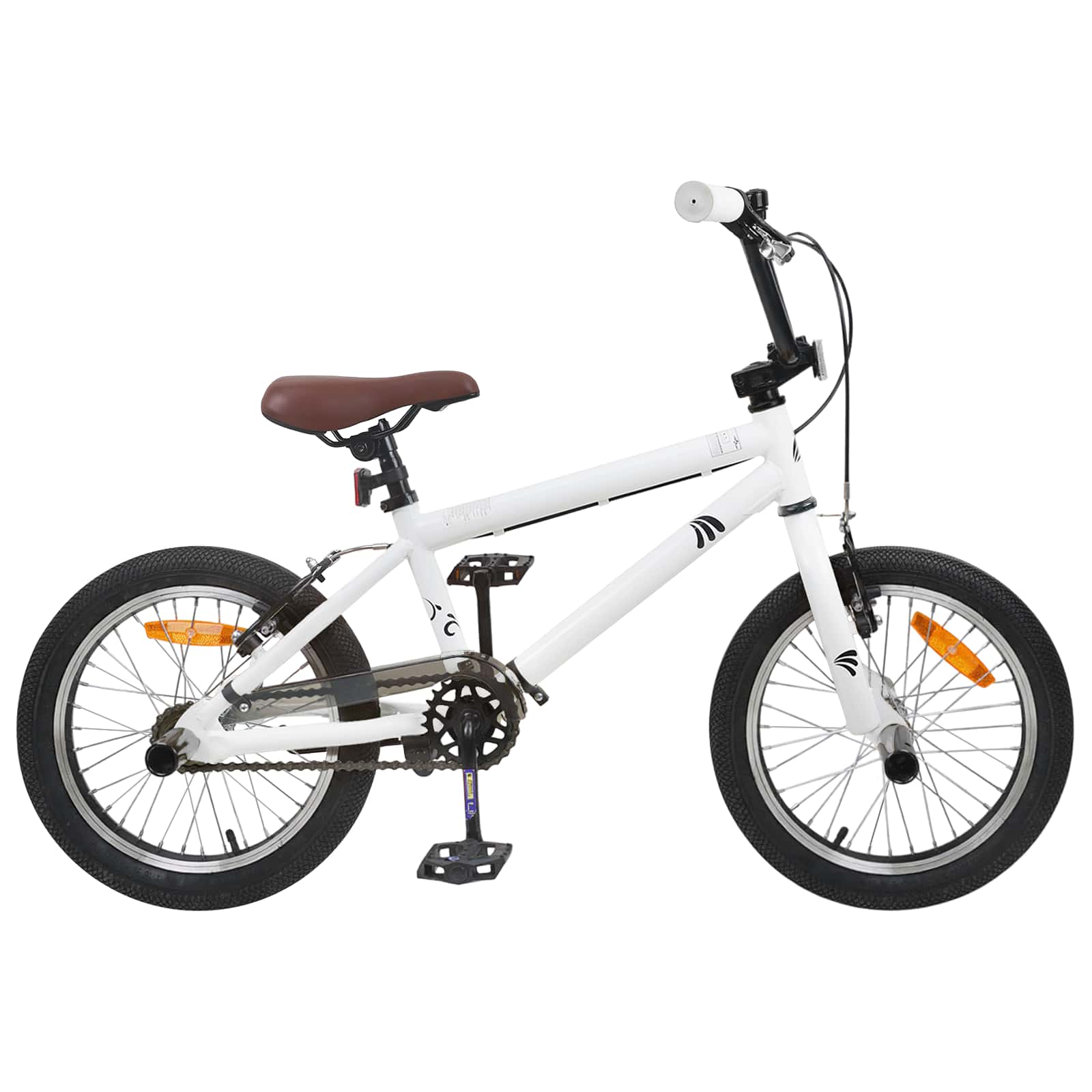 BMX Bicikl 18 Inča za djecu od 7 do 10 godina Bijela