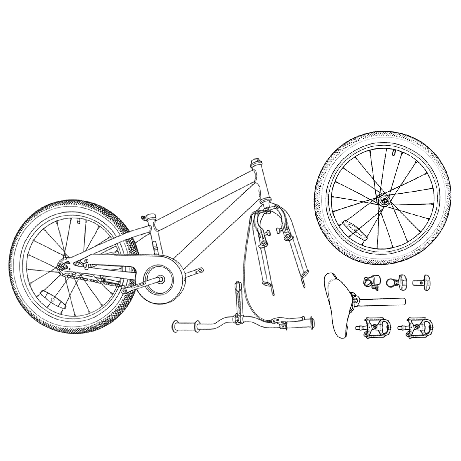 BMX Bicikl 20 Inča za 9 godina Crna