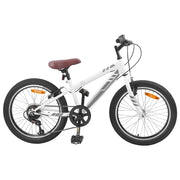 Planinski Bicikl 20 Inča 6-Speed za 5-8 godina Bijelo