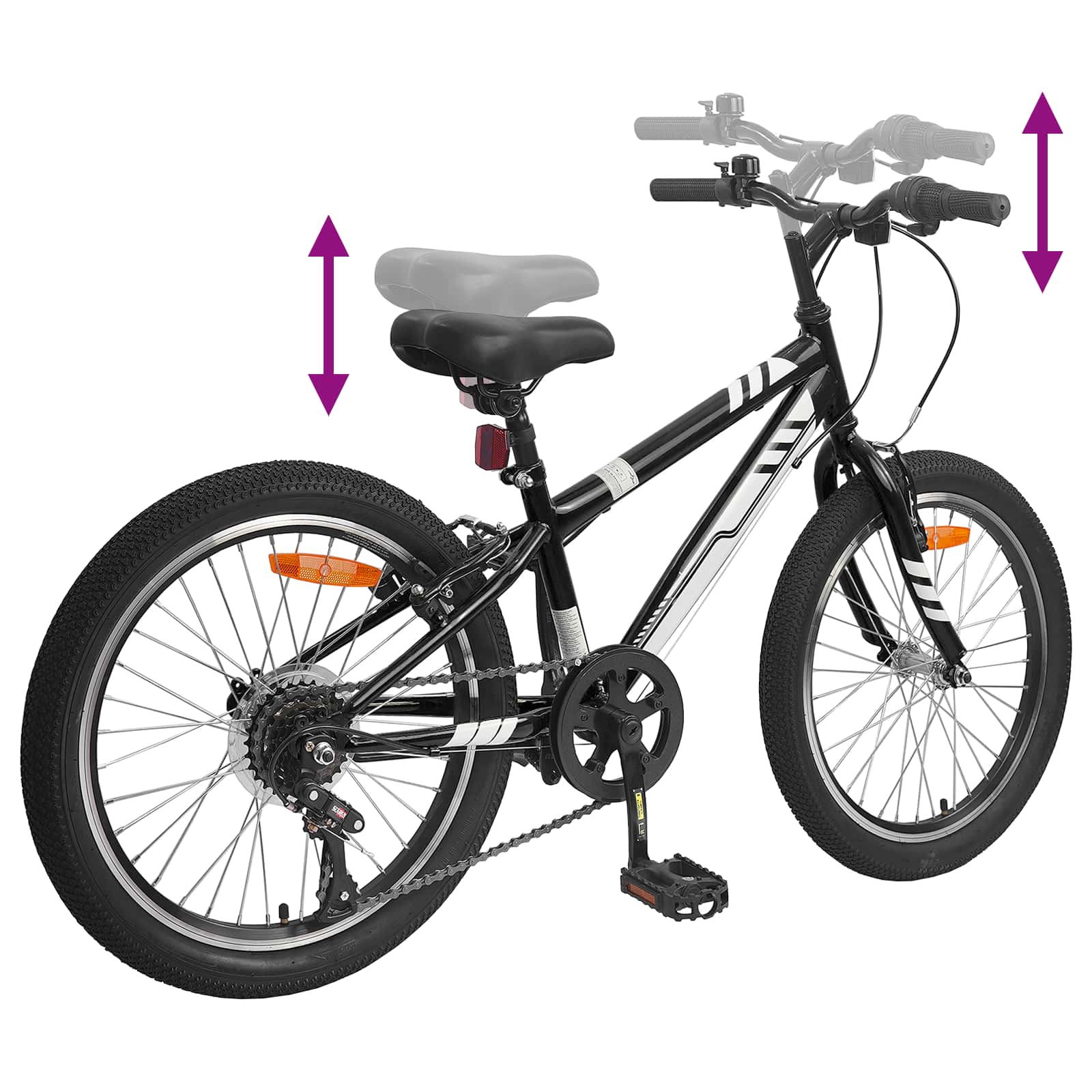 Planinski Bicikl 24 Inča 6-Speed za djecu od 8 do 12 godina