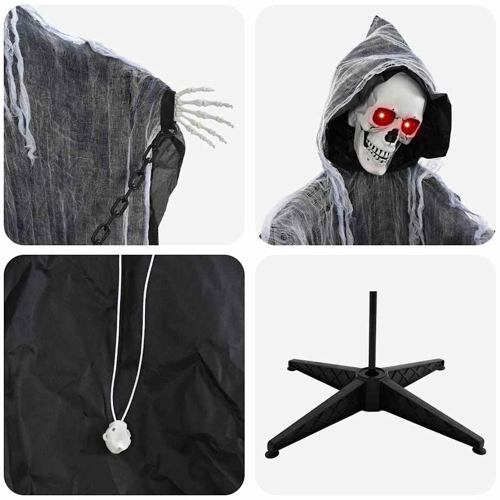 Halloween Grim Reaper Crna 60 x 60 x 155 cm Poliester