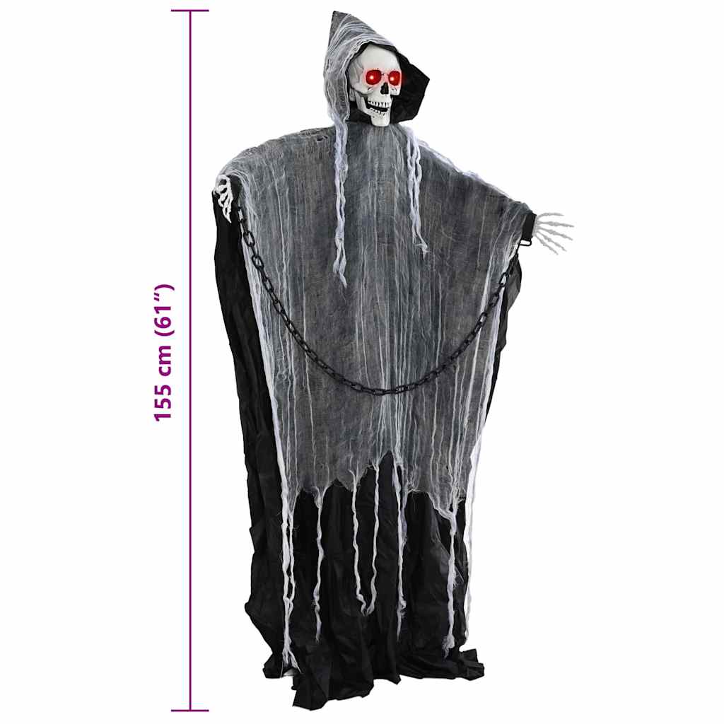 Halloween Grim Reaper Crna 60 x 60 x 155 cm Poliester