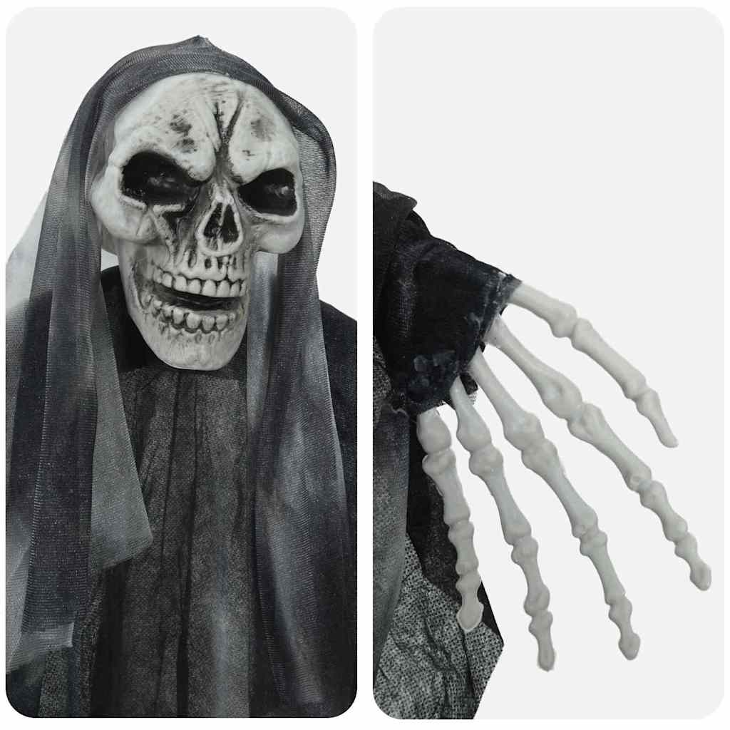 Halloween Ob Hanging Ghost 3 pcs Crna 66 x 110 cm Poliester