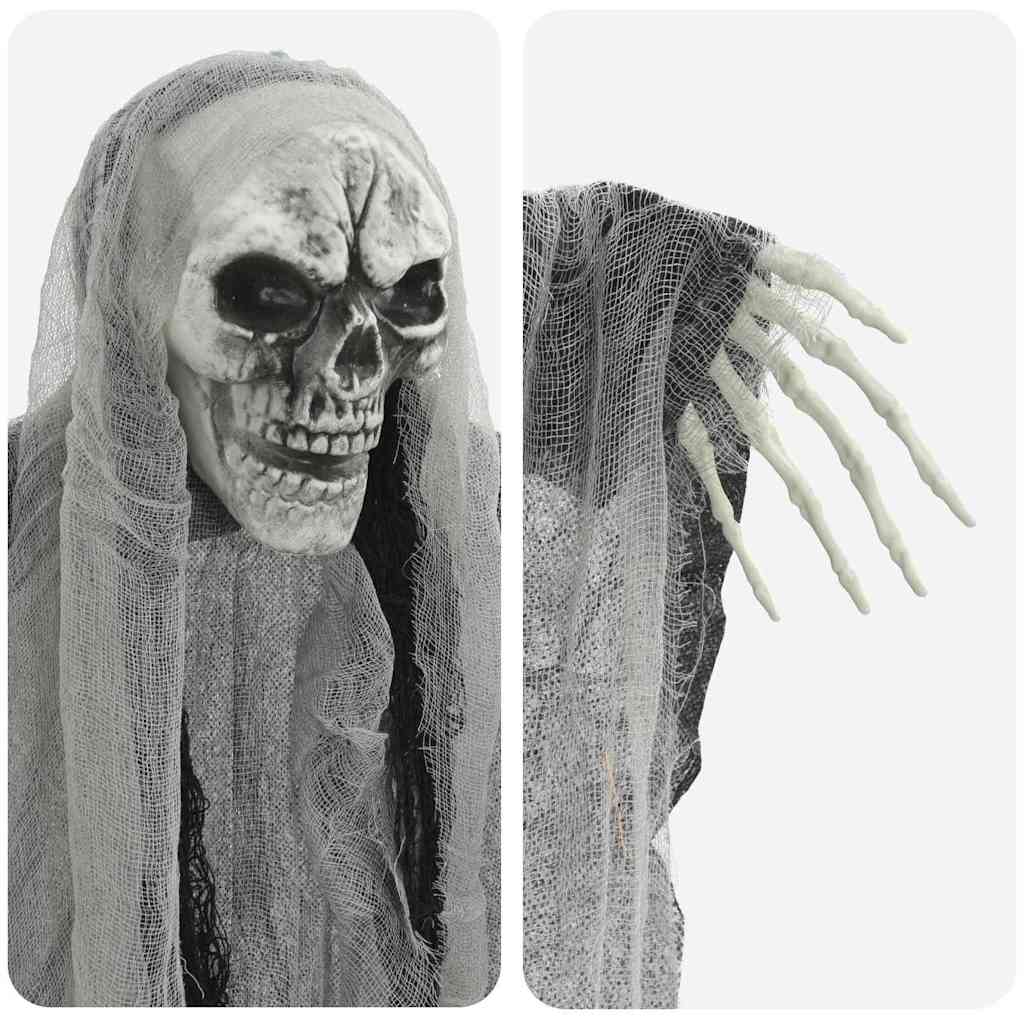 Halloween Ob Hanging Ghost 3 pcs Crna 66 x 110 cm Poliester