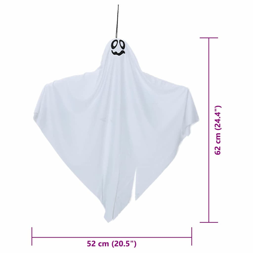 Halloween Ob Hanging Ghost 3 pcs Bijelo 52 x 62 cm Poliester