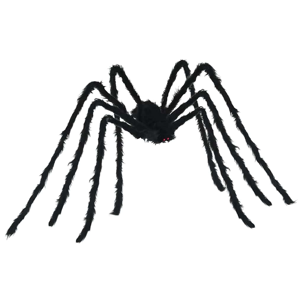 Halloween Pauk Dekoracija 3 pcs Crna 200 cm Poliester i čelik