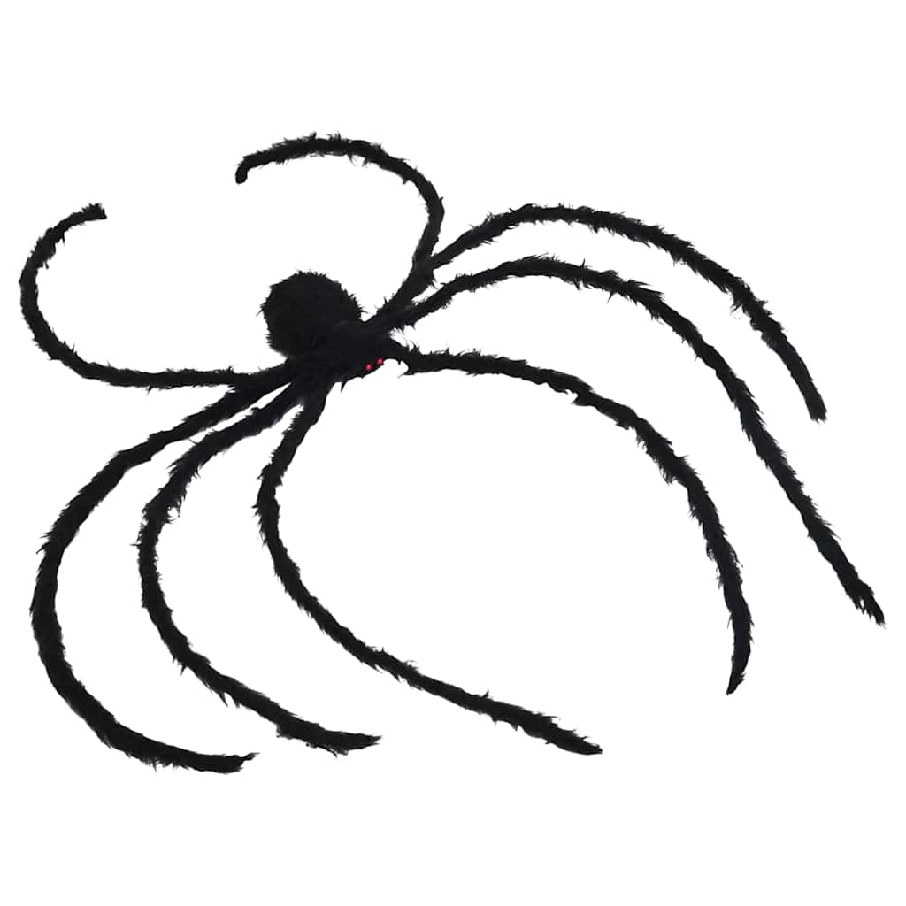 Halloween Pauk Dekoracija 3 pcs Crna 200 cm Poliester i čelik