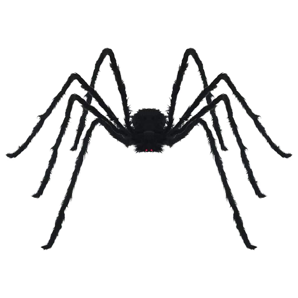 Halloween Pauk Dekoracija 3 pcs Crna 200 cm Poliester i čelik
