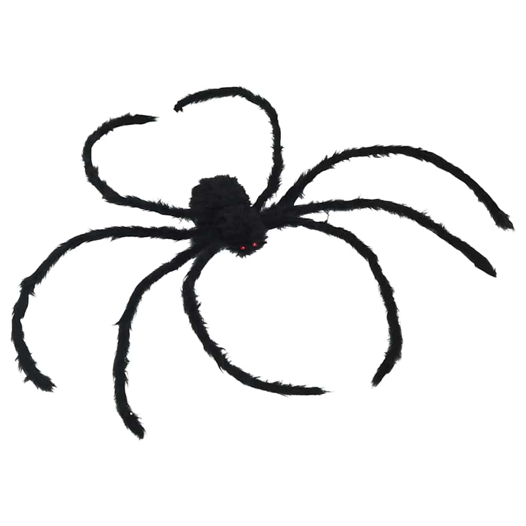 Halloween ukrašavanje pauka s mrežama 4 pcs Crno i bijelo