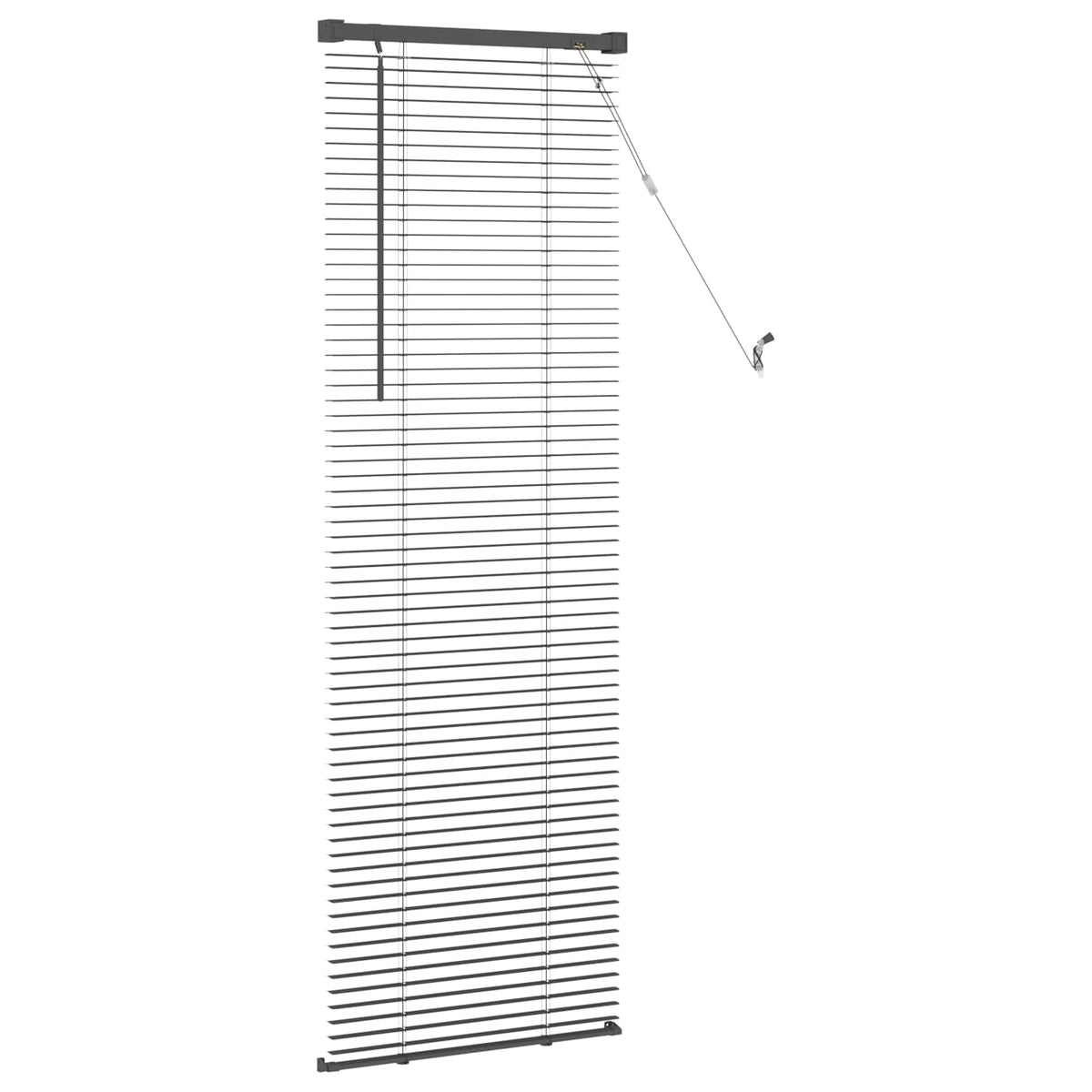 Venecijanska roleta Srebrno Siva 150 x 40 cm PVC
