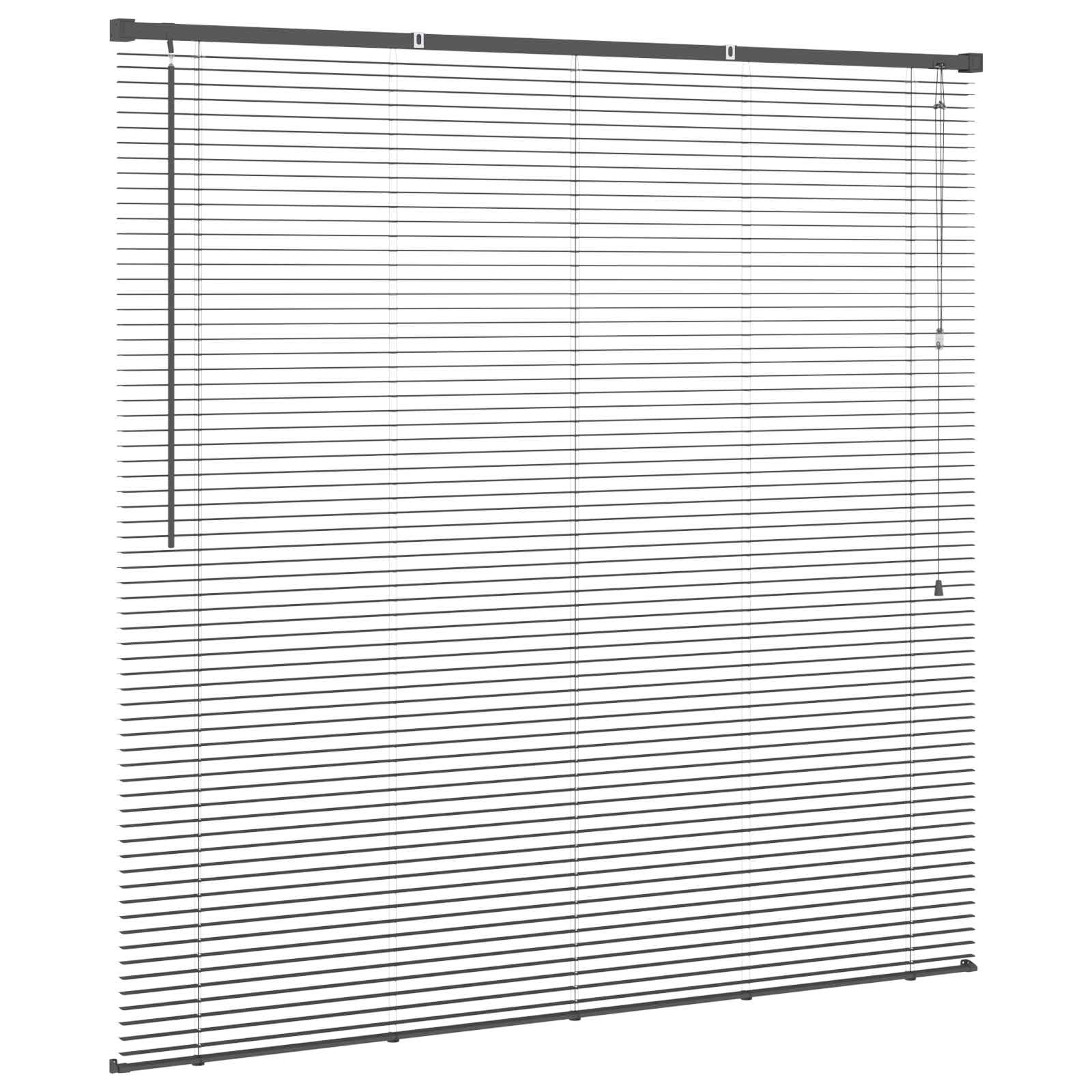 Venecijanska roleta Srebrno Siva 150 x 160 cm PVC