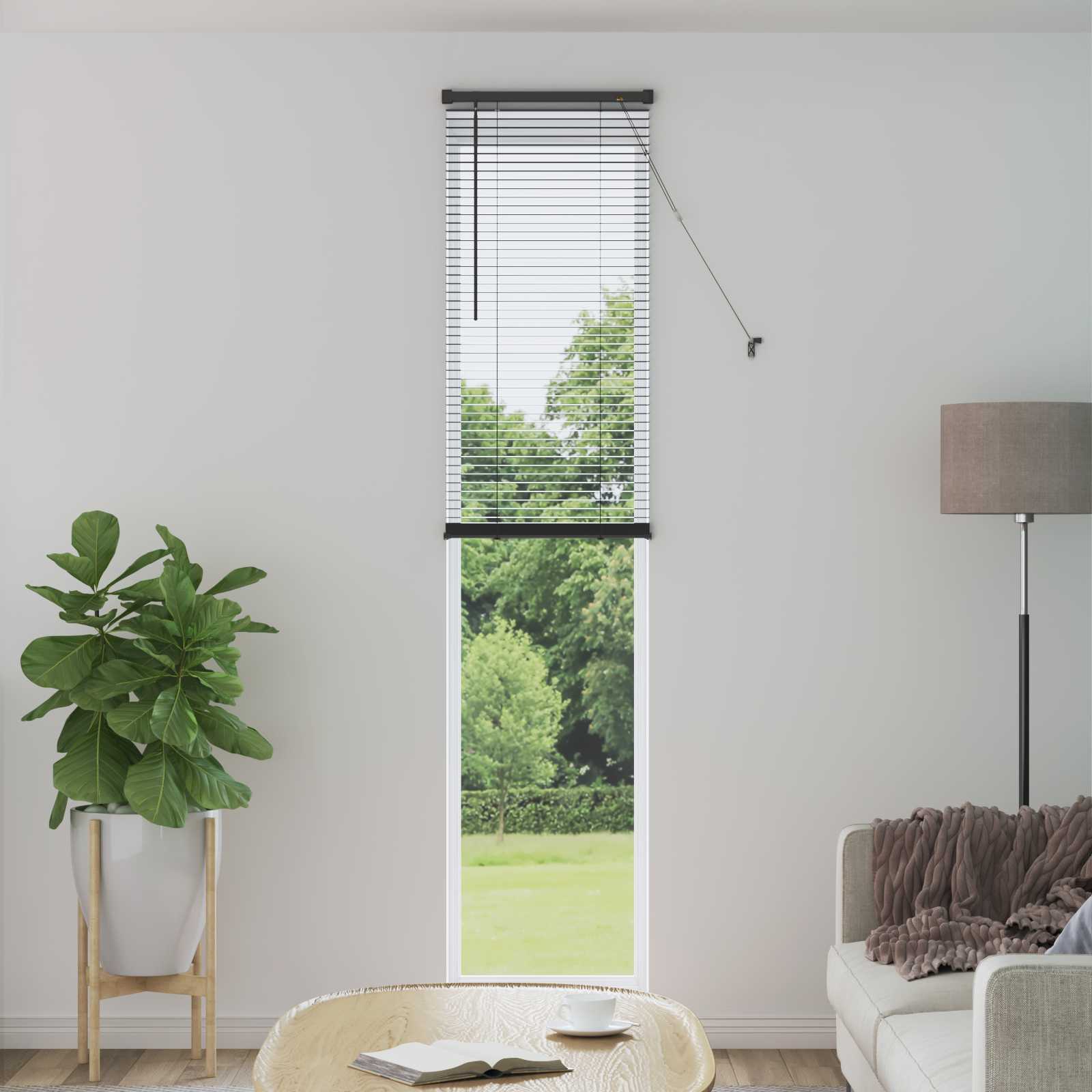 Venecijanska roleta Srebrno Siva 213 x 60 cm PVC