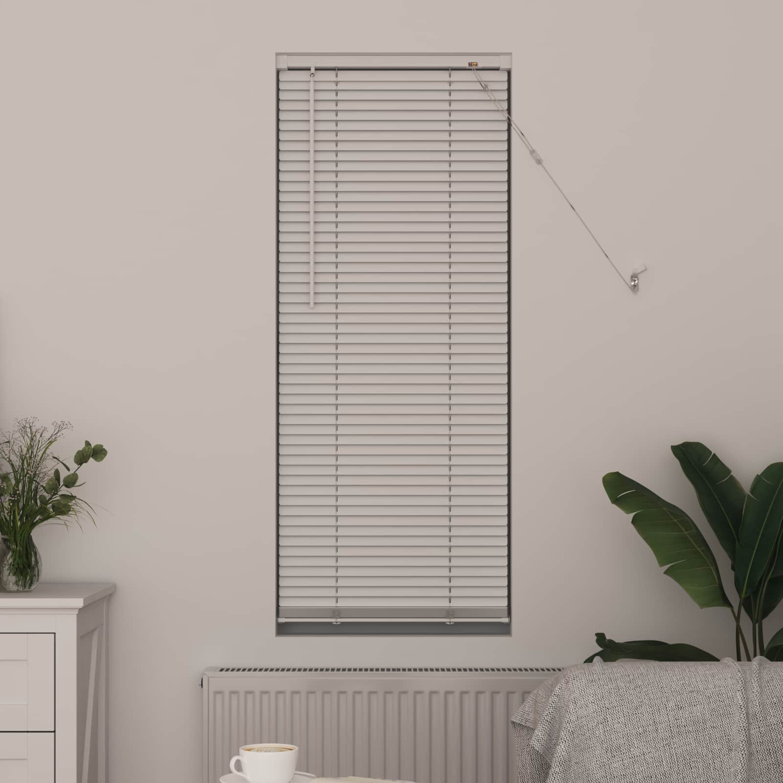 Venecijanska roleta Bijeli 150 x 60 cm PVC