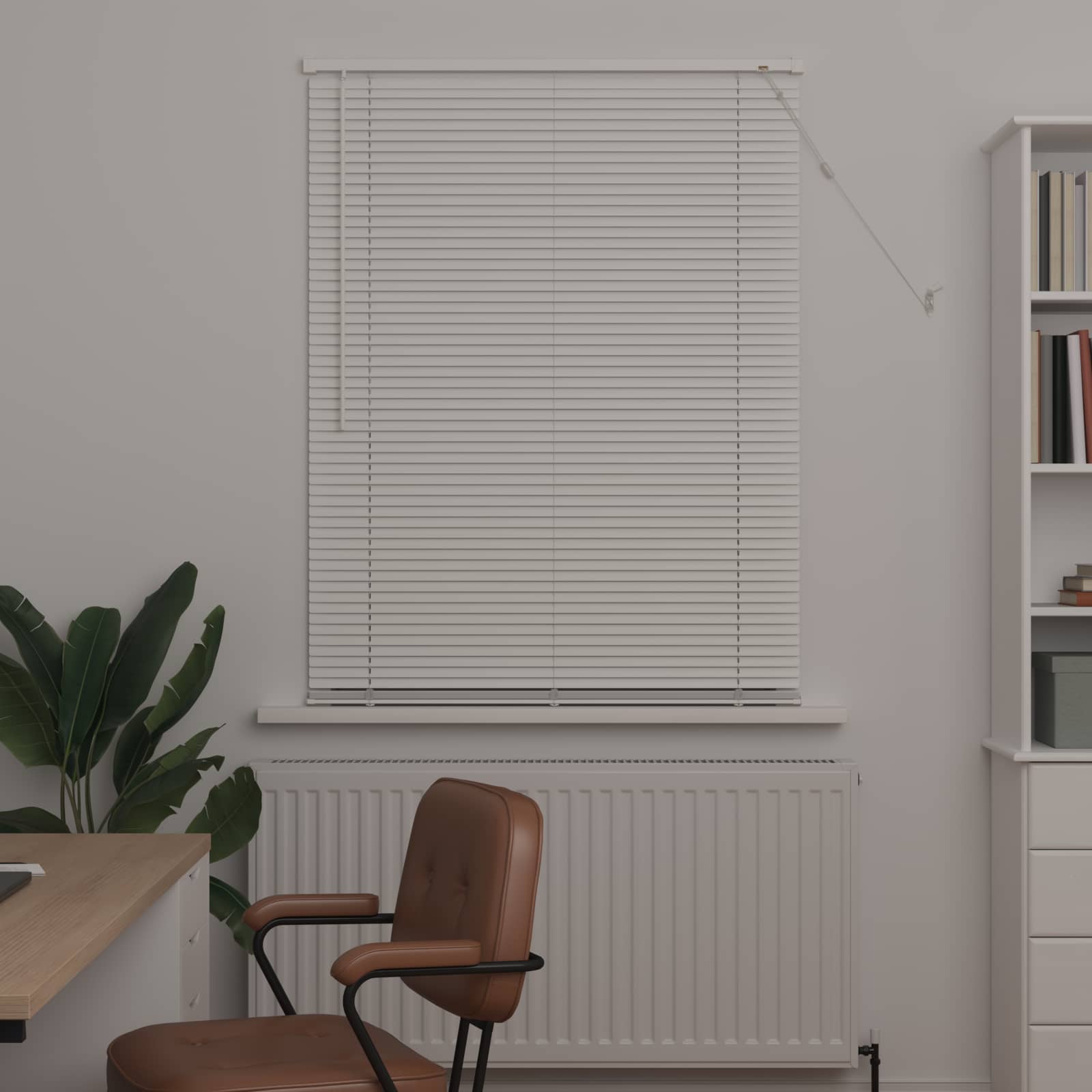 Venecijanska roleta Bijeli 150 x 100 cm PVC