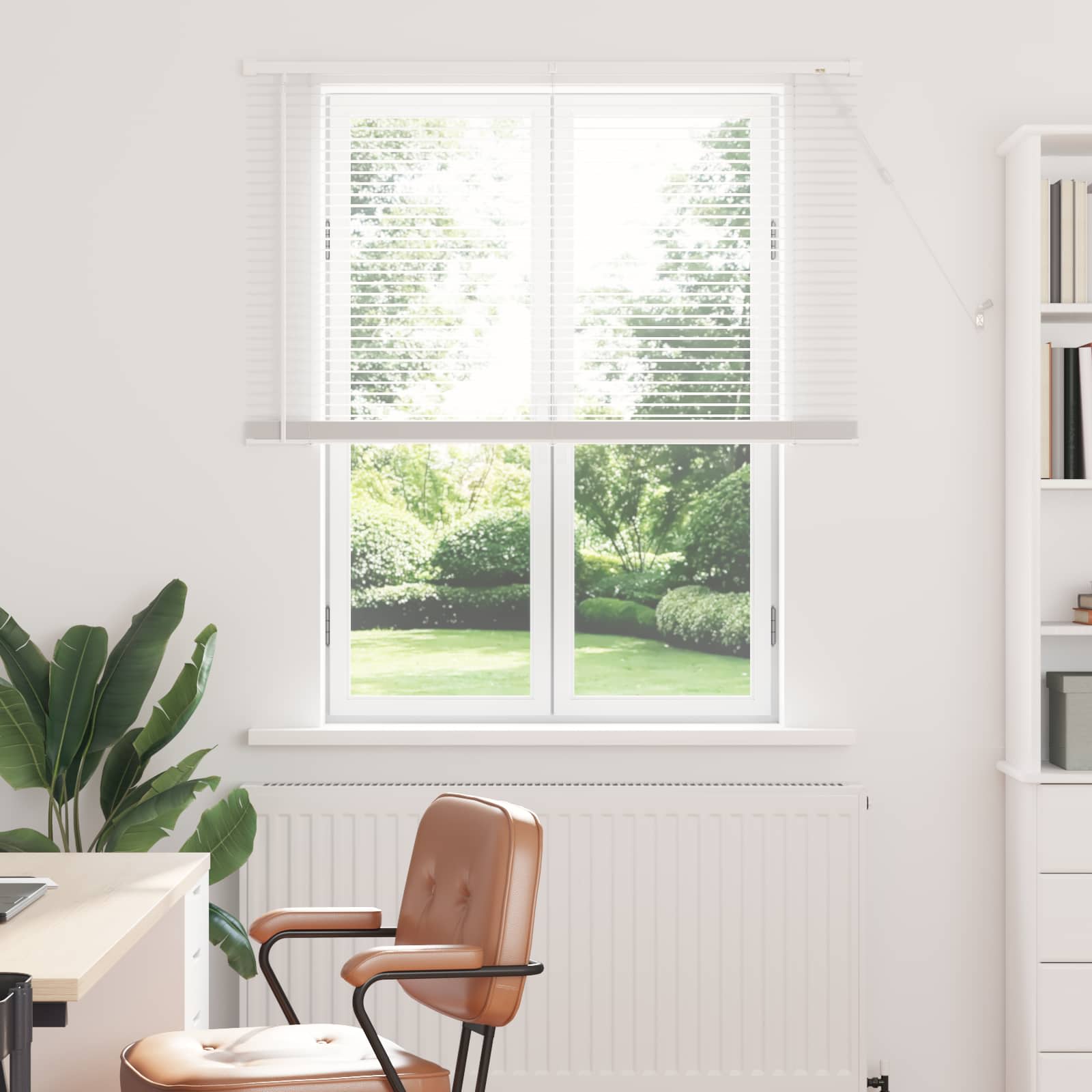 Venecijanska roleta Bijeli 150 x 120 cm PVC