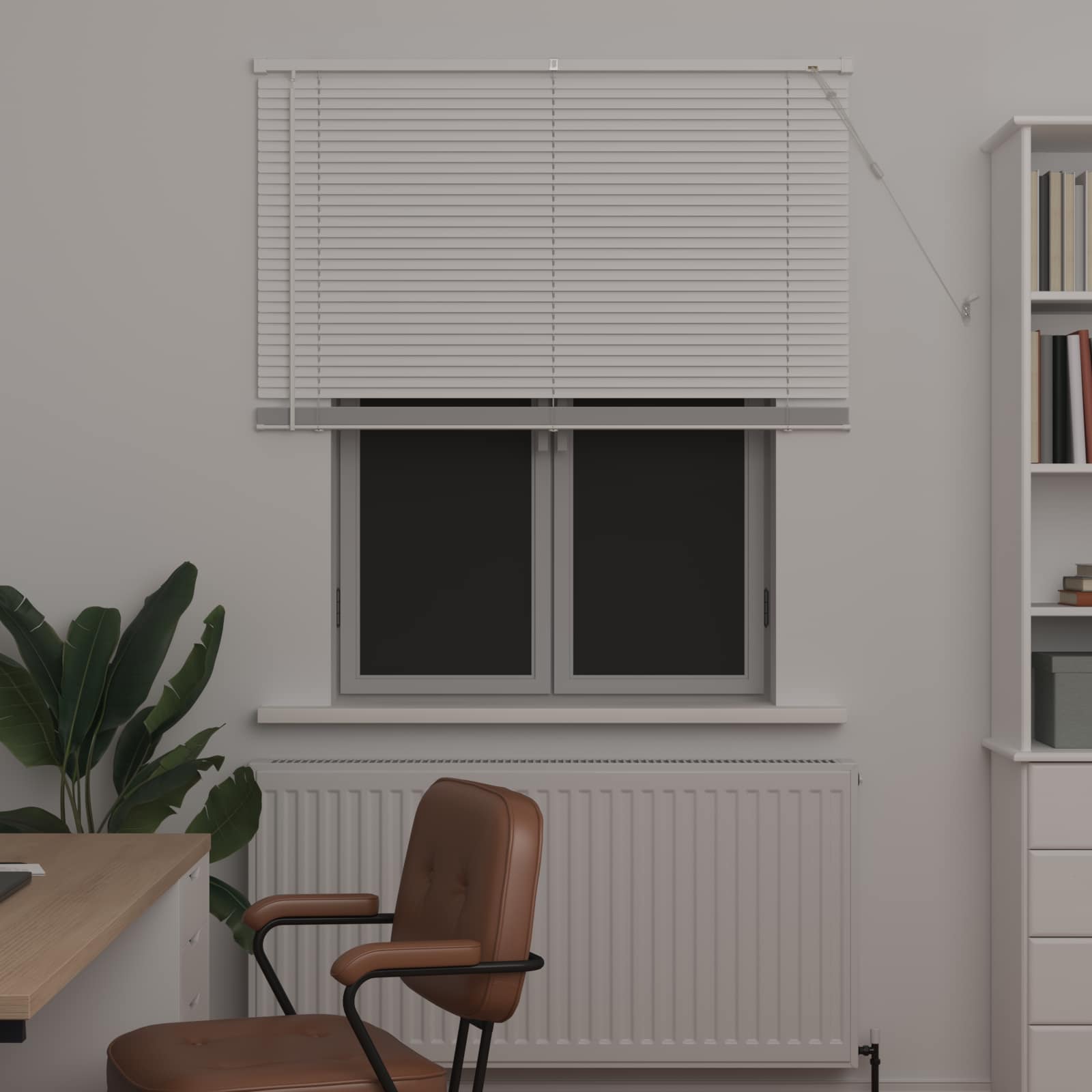 Venecijanska roleta Bijeli 150 x 120 cm PVC