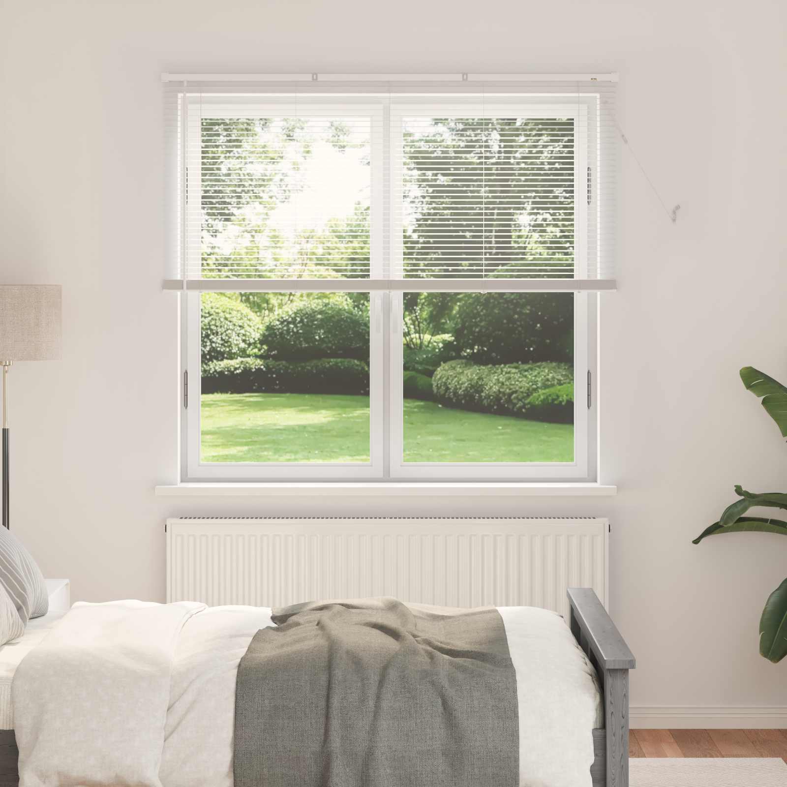 Venecijanska roleta Bijeli 150 x 130 cm PVC