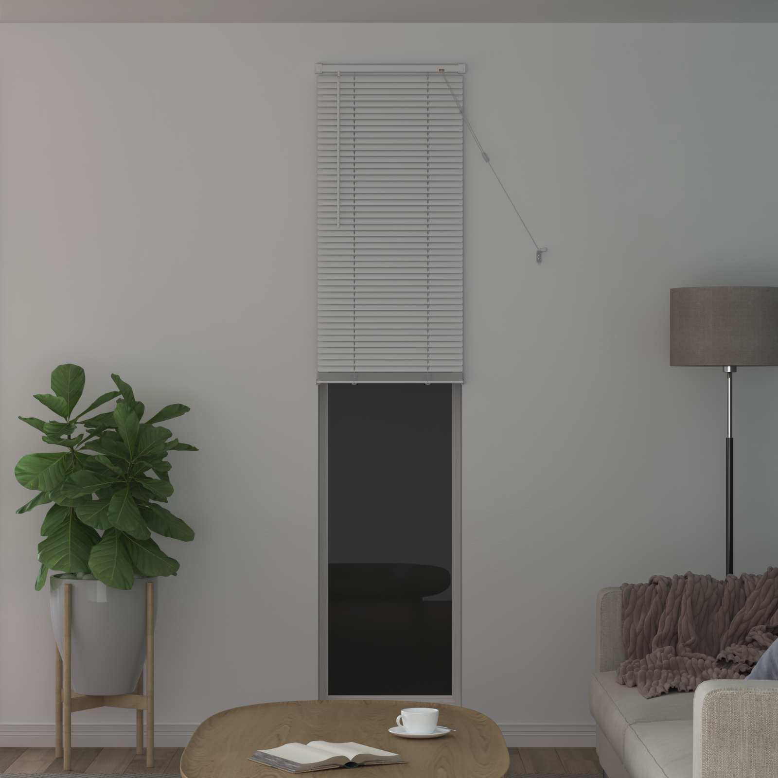 Venecijanska roleta Bijeli 213 x 50 cm PVC