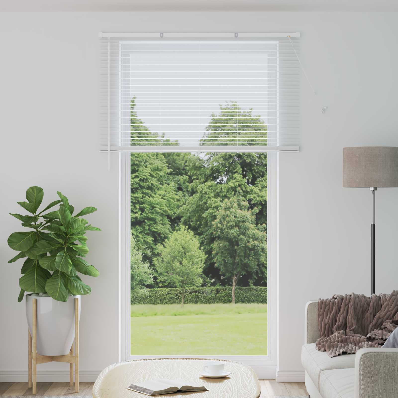 Venecijanska roleta Bijeli 213 x 160 cm PVC