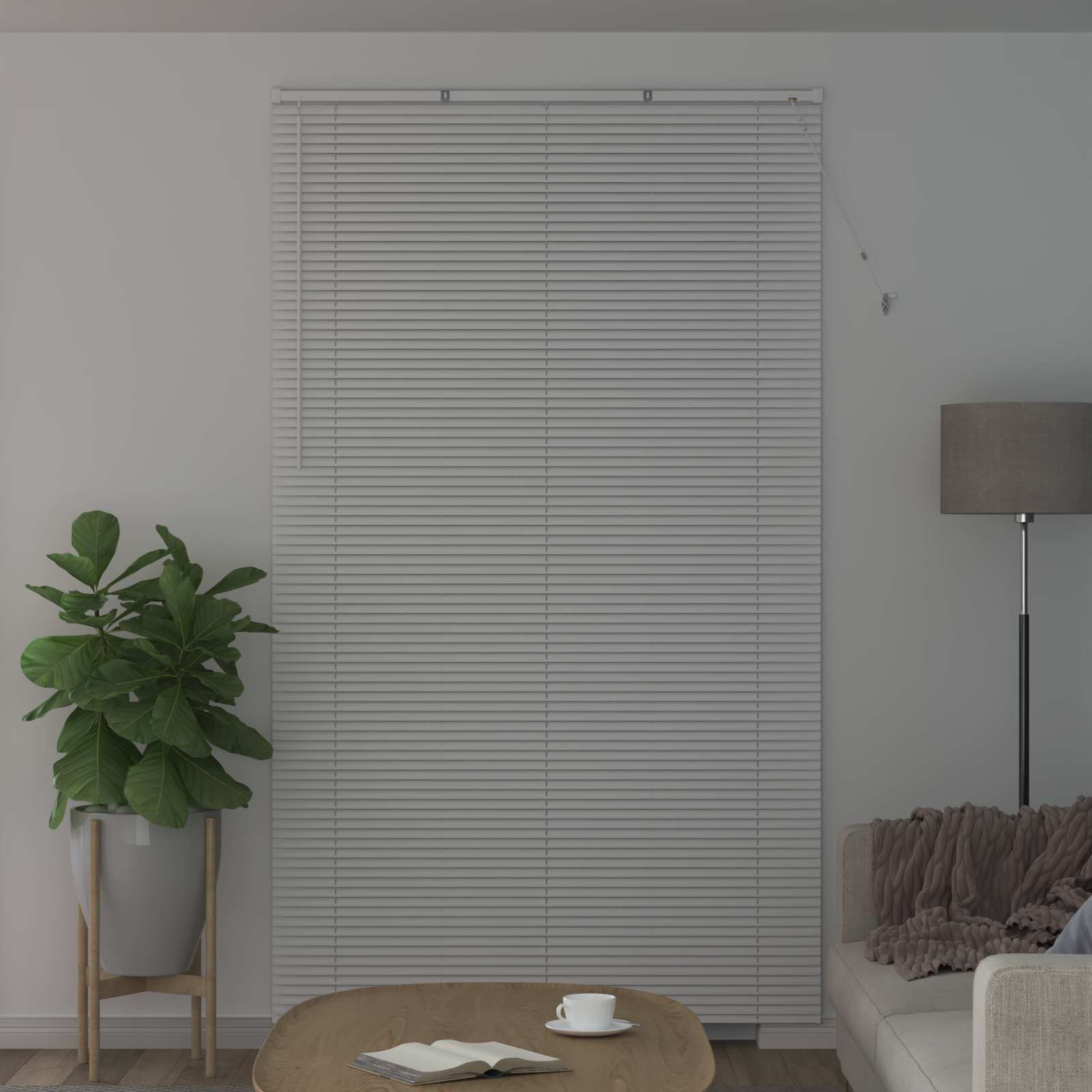 Venecijanska roleta Bijeli 213 x 160 cm PVC