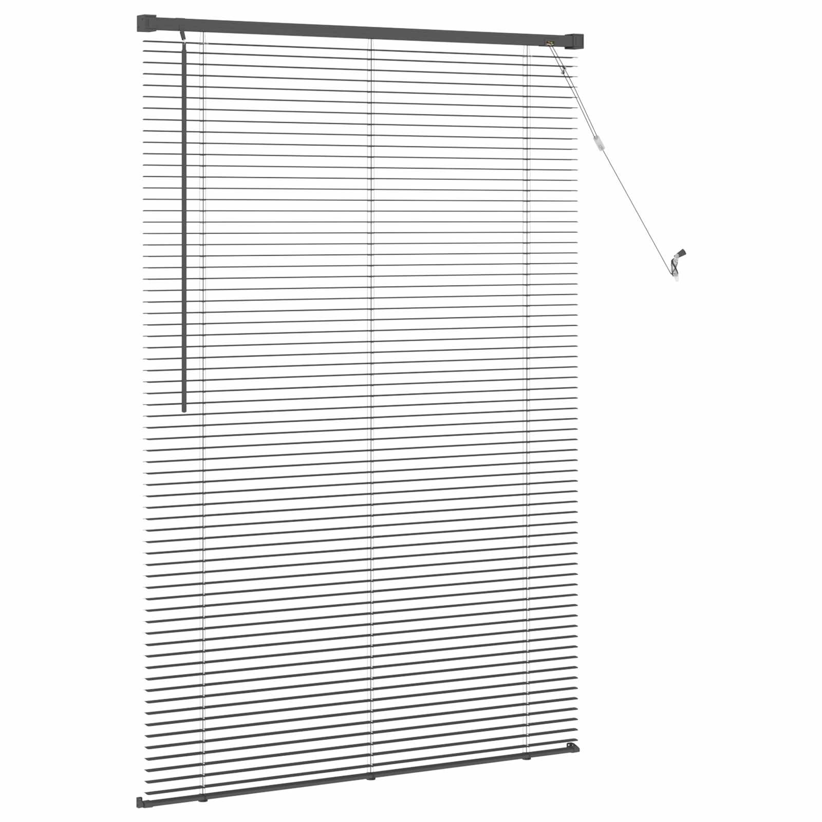 Venecijanska roleta Crna 150 x 100 cm PVC