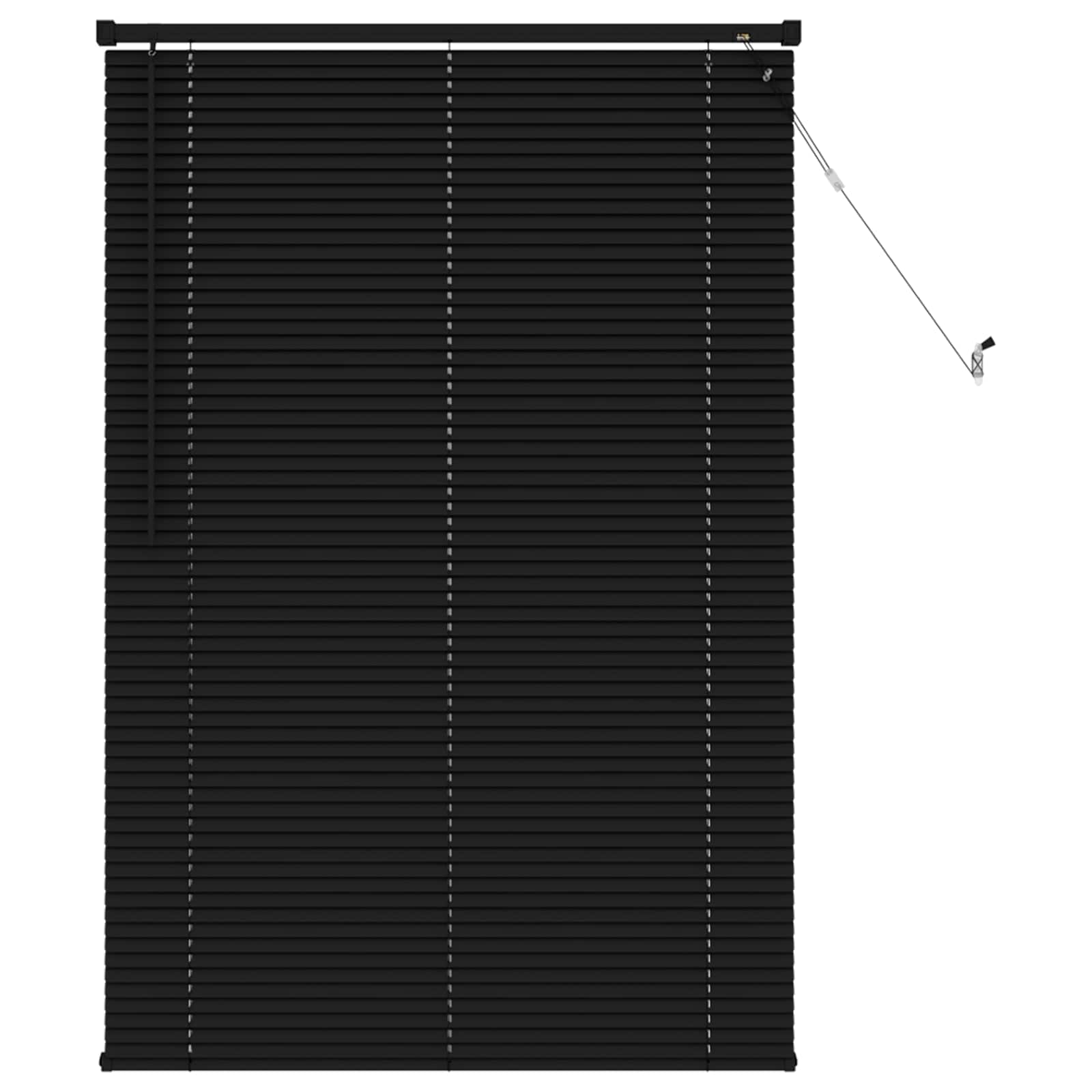 Venecijanska roleta Crna 150 x 100 cm PVC