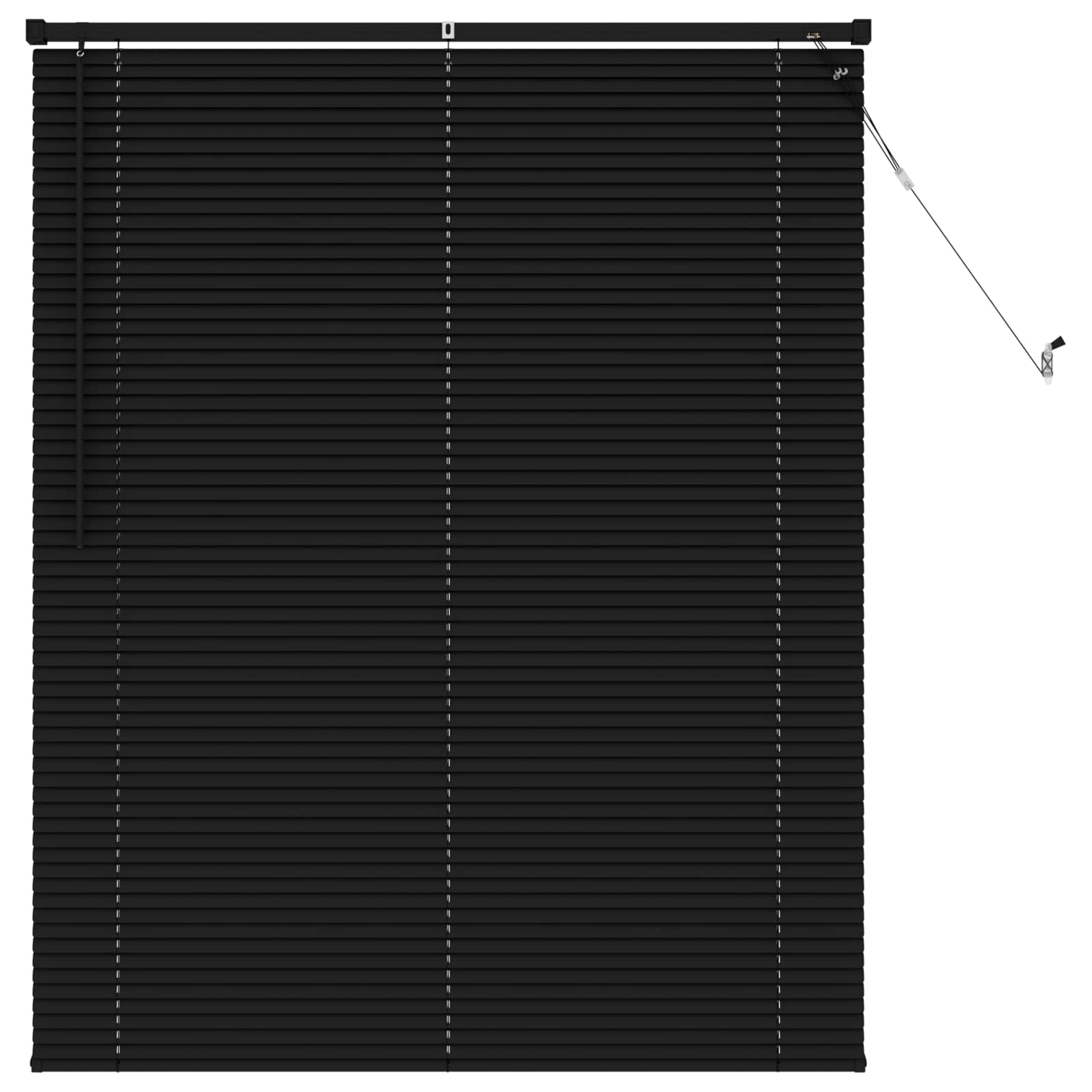Venecijanska roleta Crna 150 x 110 cm PVC