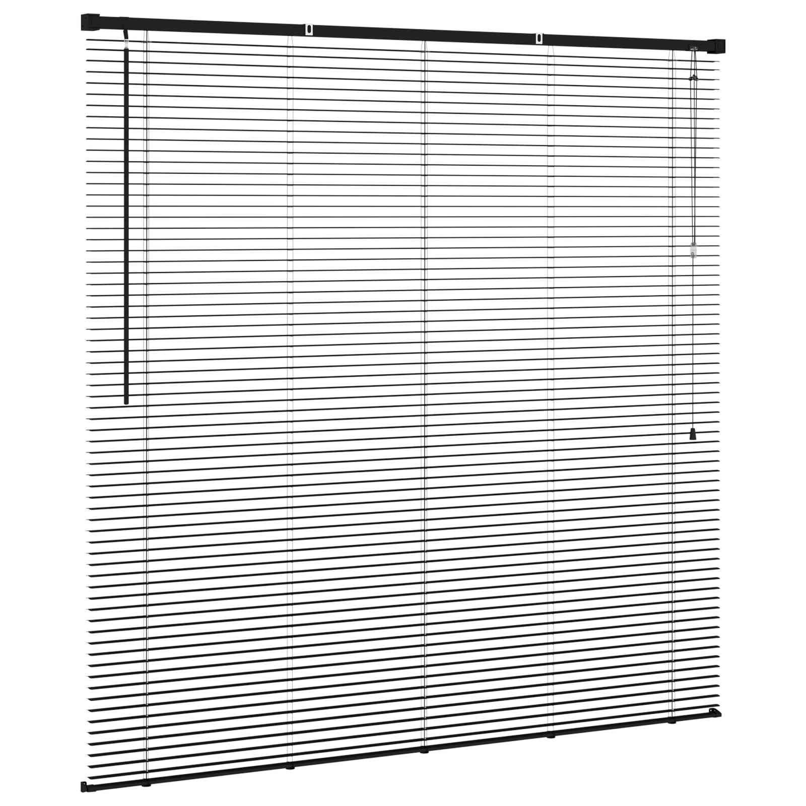 Venecijanska roleta Crna 150 x 130 cm PVC