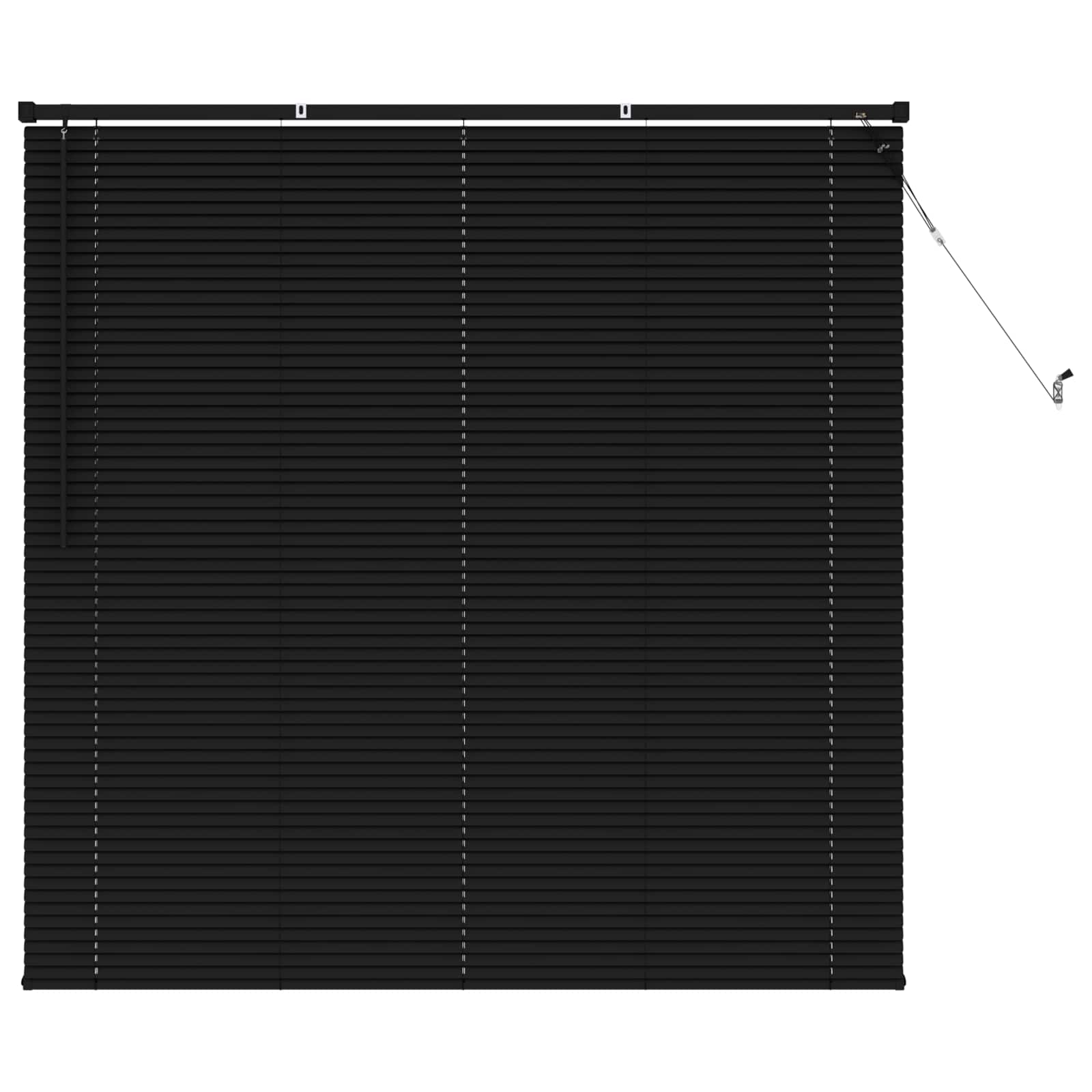 Venecijanska roleta Crna 150 x 130 cm PVC