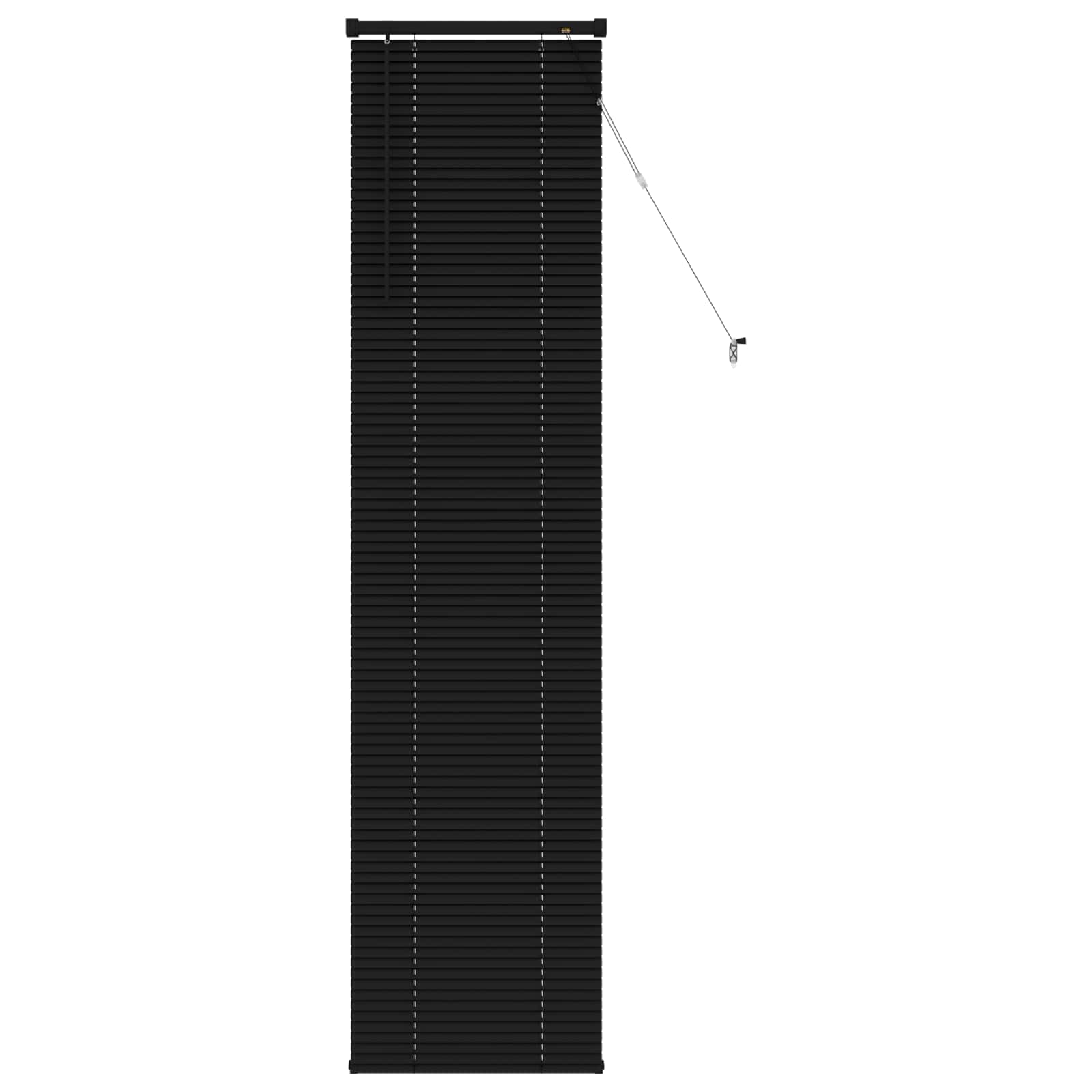 Venecijanska roleta Crna 213 x 50 cm PVC