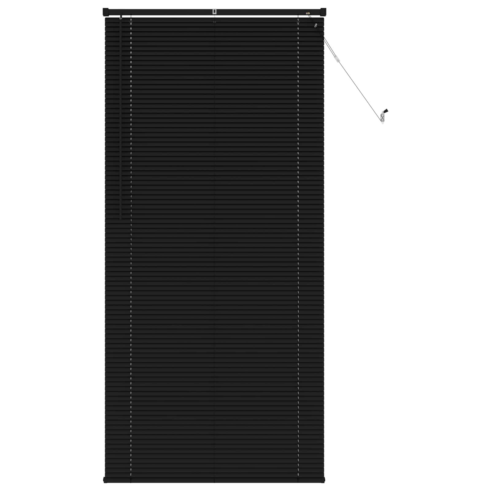 Venecijanska roleta Crna 213 x 70 cm PVC