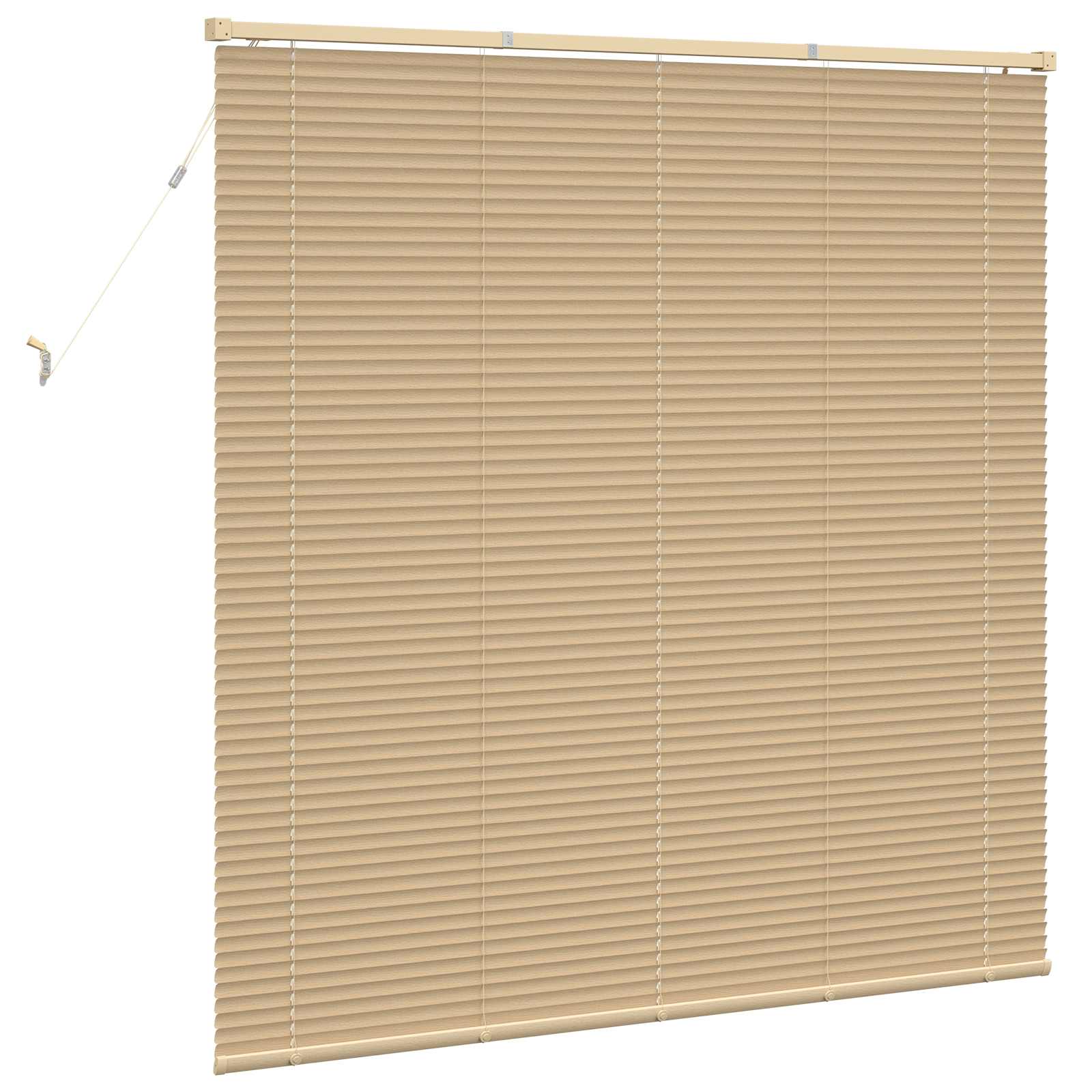 Venecijanska roleta Svijetlo smeđa s uzorkom 150 x 150 cm PVC