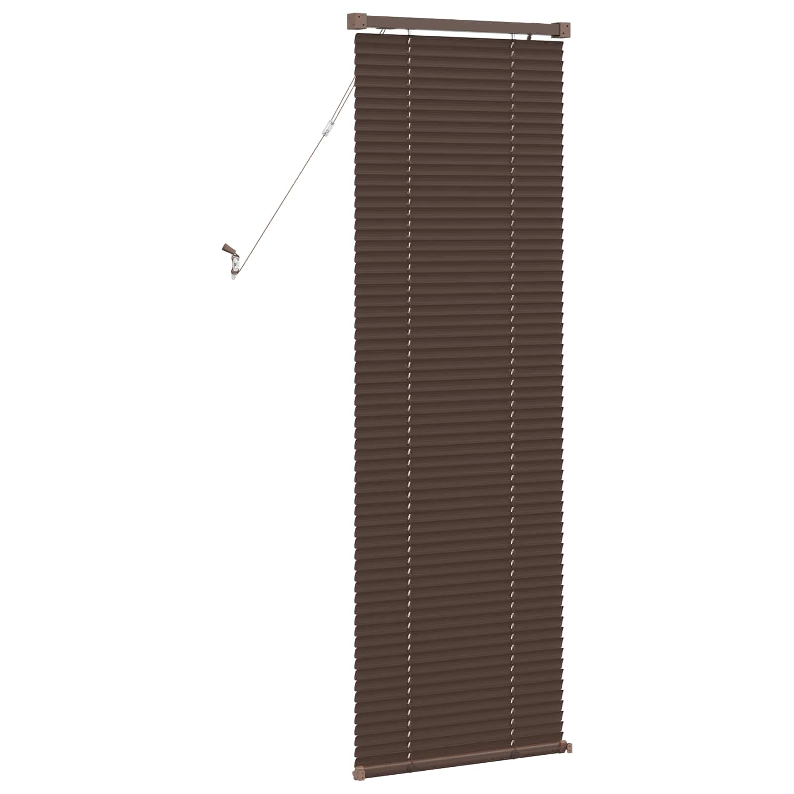 Venecijanska roleta Tamno smeđa s uzorkom 150 x 40 cm PVC