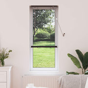 Venecijanska roleta Tamno smeđa s uzorkom 150 x 60 cm PVC